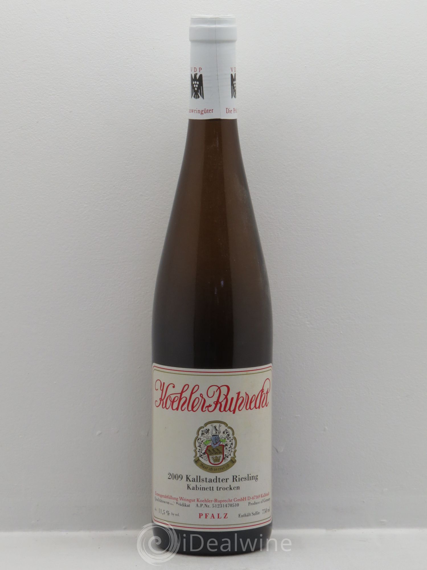 Riesling Pfalz Kallstadter Saumagen Riesling Kabinett Trocken Koehler Ruprecht 2009 - Posten von 1 Flasche - 0