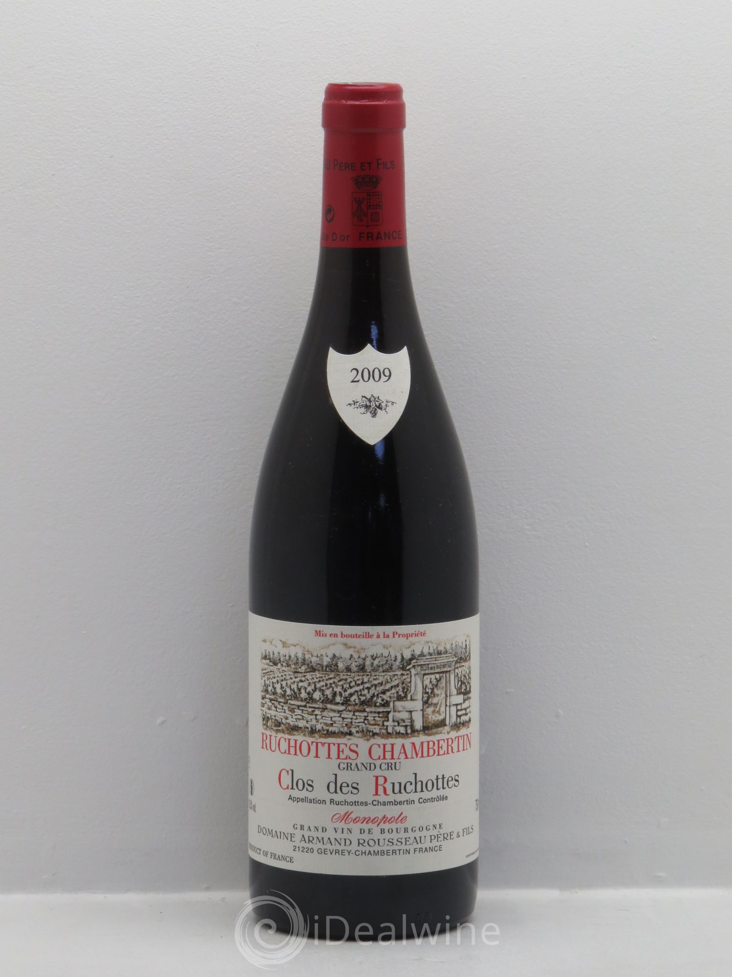 Ruchottes-Chambertin Grand Cru Clos des Ruchottes Armand Rousseau (Domaine) 2009 - Lot de 1 bouteille - 0