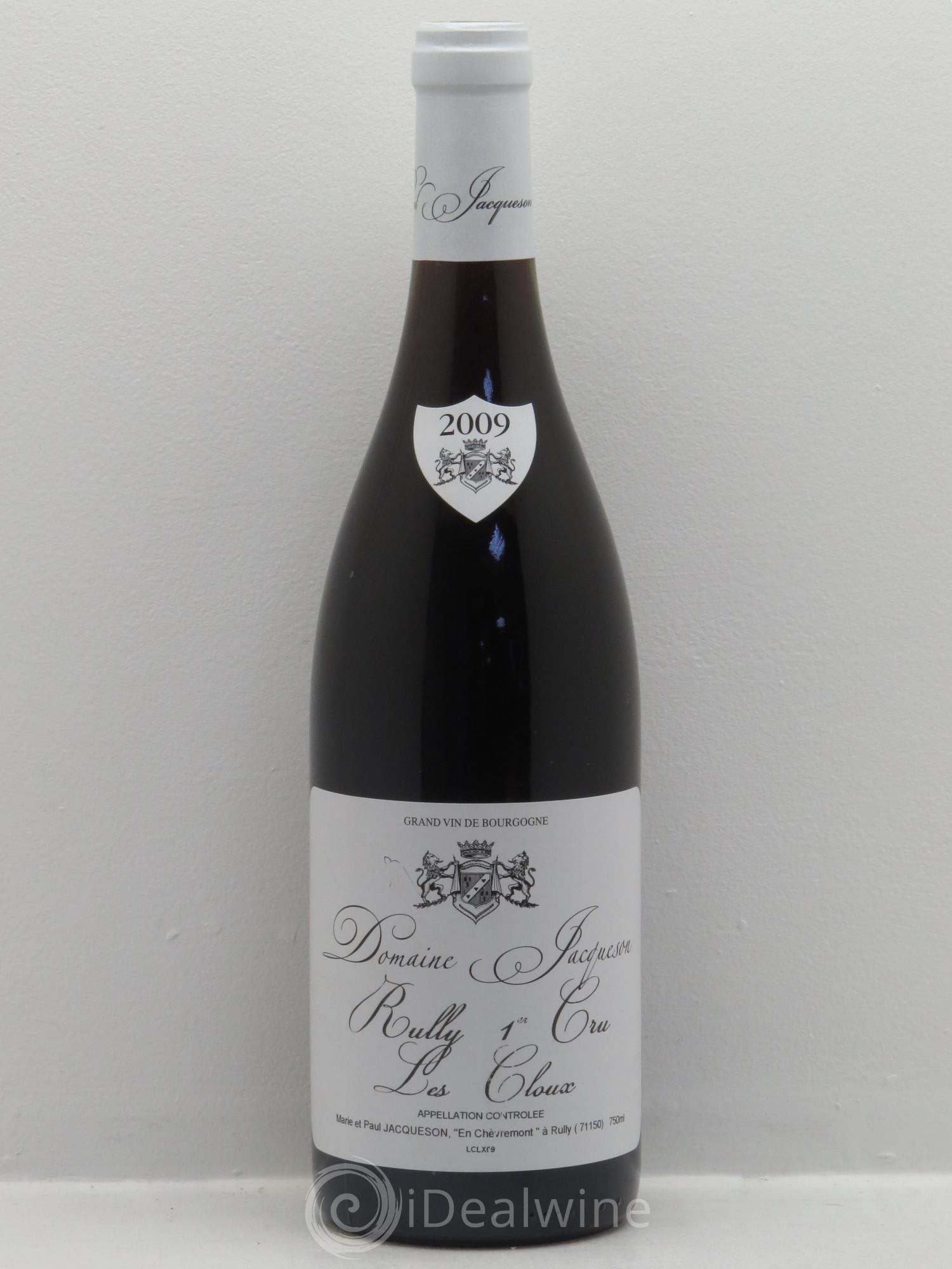 Rully 1er Cru Les Cloux Paul & Marie Jacqueson 2009 - Lot de 1 bouteille - 0