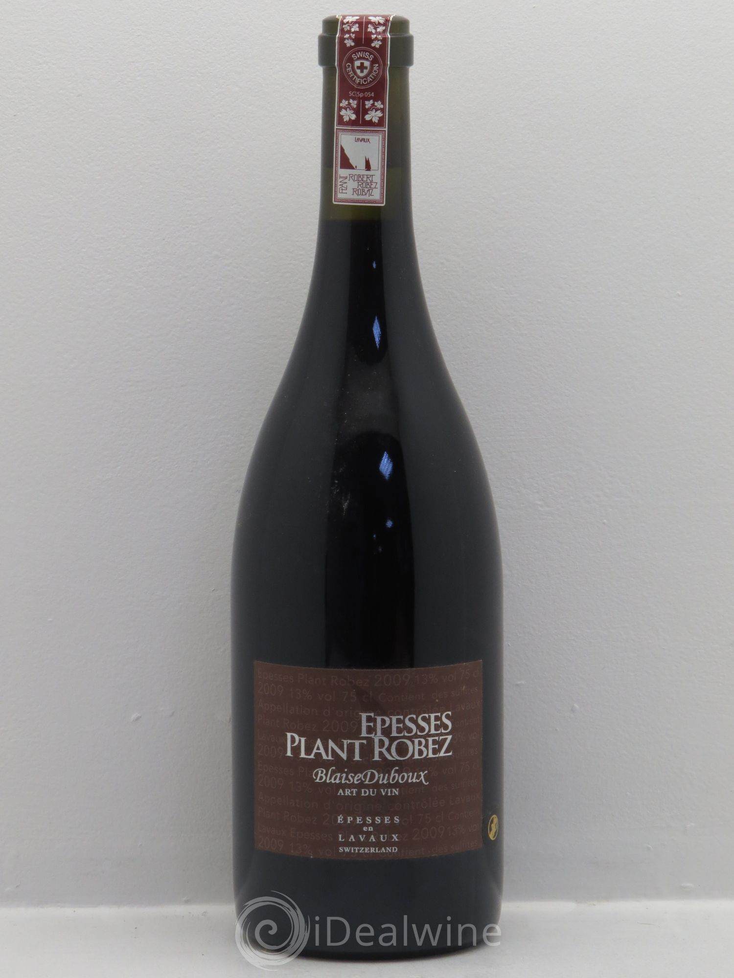 Divers Suisse Epesses Plant Robez Blaise Baudoux 2009 - Lot de 1 bouteille - 0