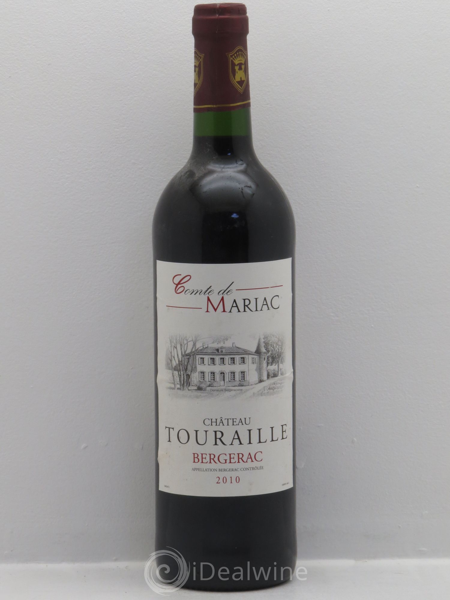 Bergerac Comte de Mariac Château Touraille (sans prix de réserve) 2010 - Posten von 1 Flasche - 0