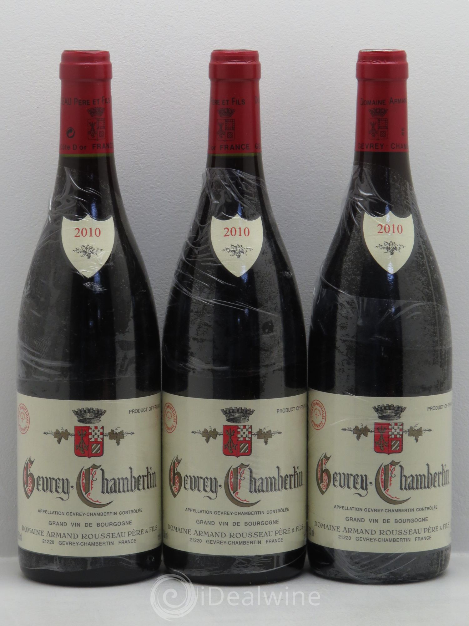 Gevrey-Chambertin Armand Rousseau (Domaine) 2010 - Lot de 3 bouteilles - 0