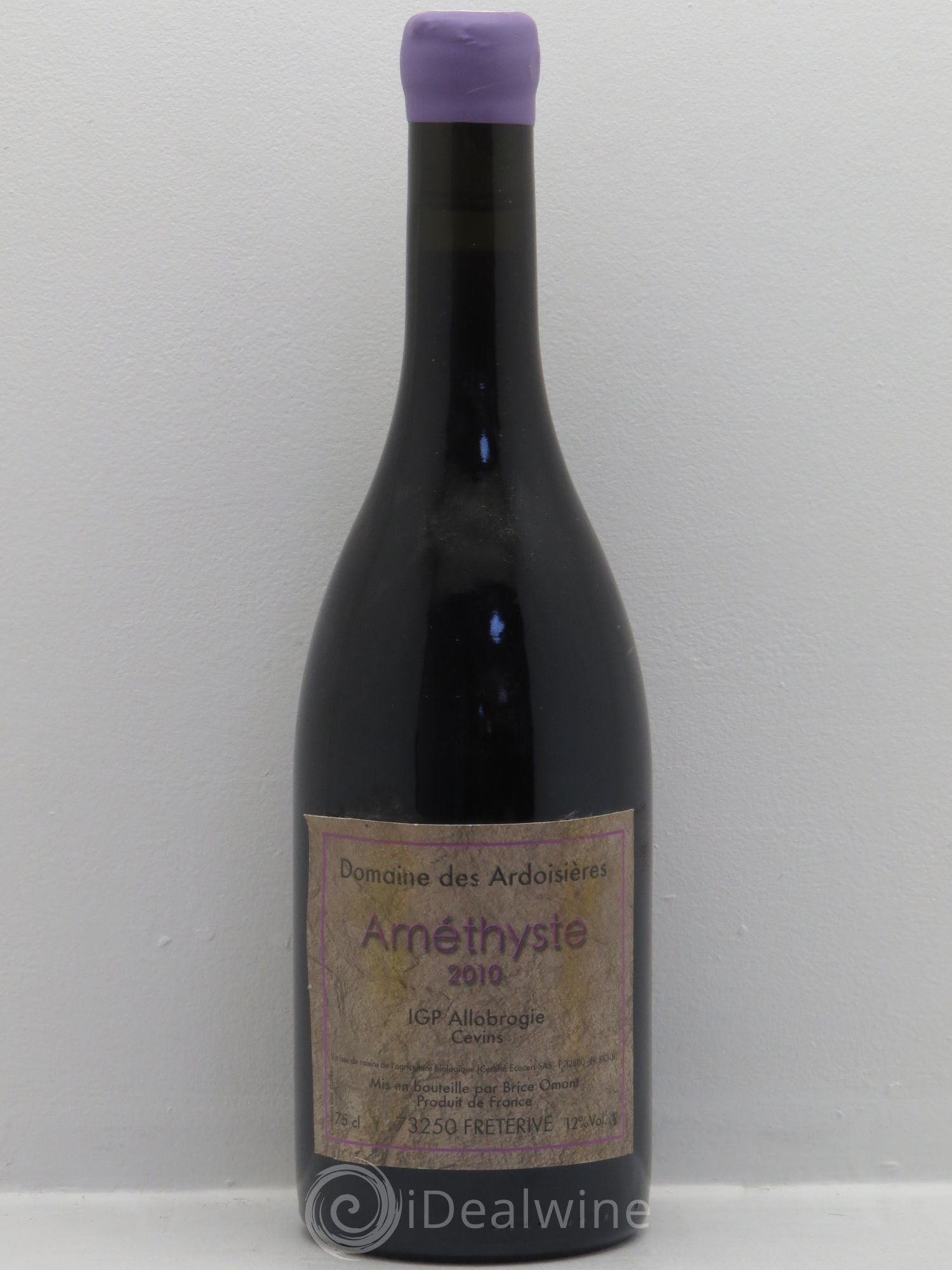 Vin de Savoie Améthyste Ardoisières IGP Allobrogie 2010 - Posten von 1 Flasche - 0