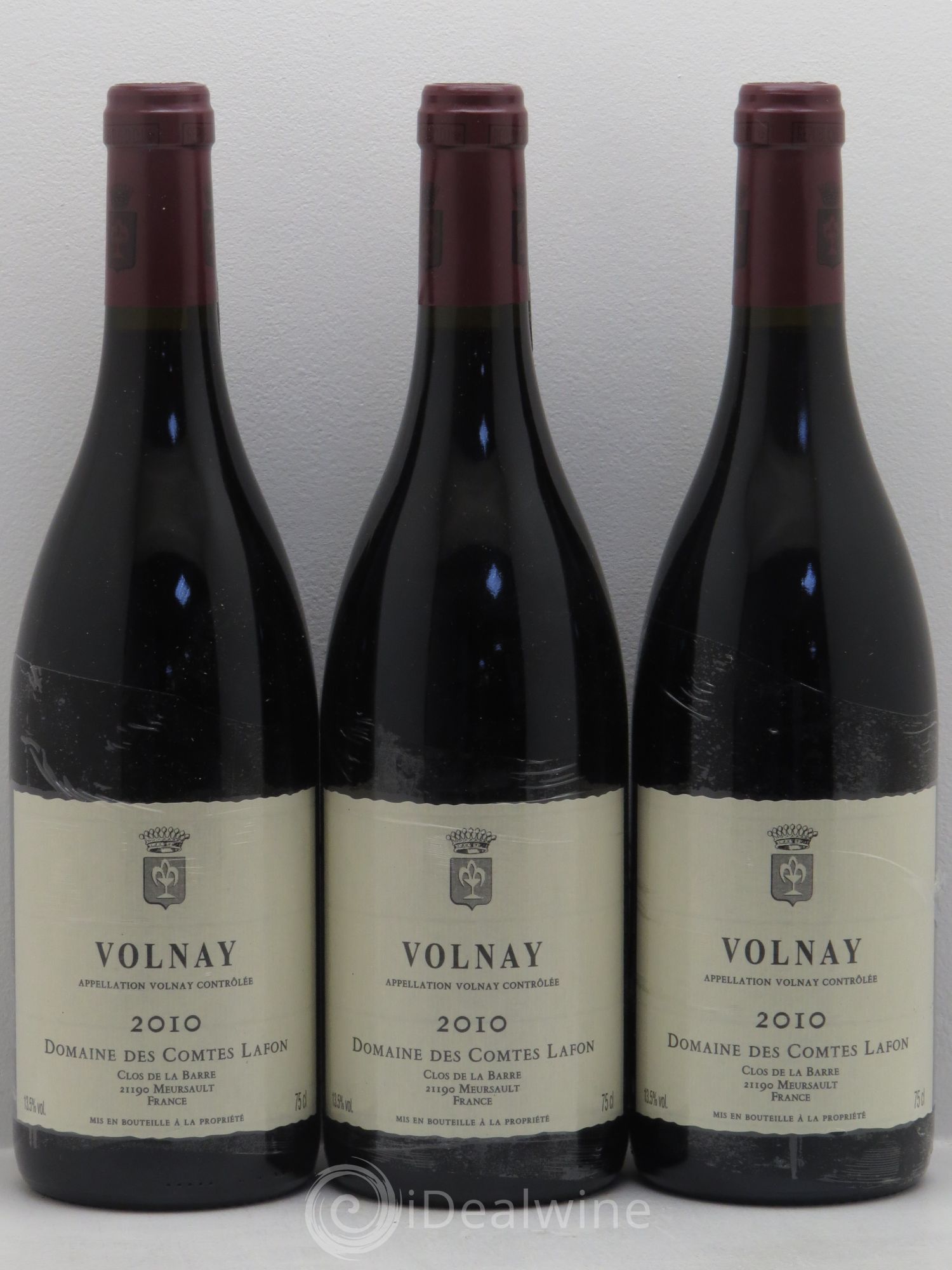 Volnay Comtes Lafon (Domaine des) 2010 - Lot de 3 bouteilles - 0