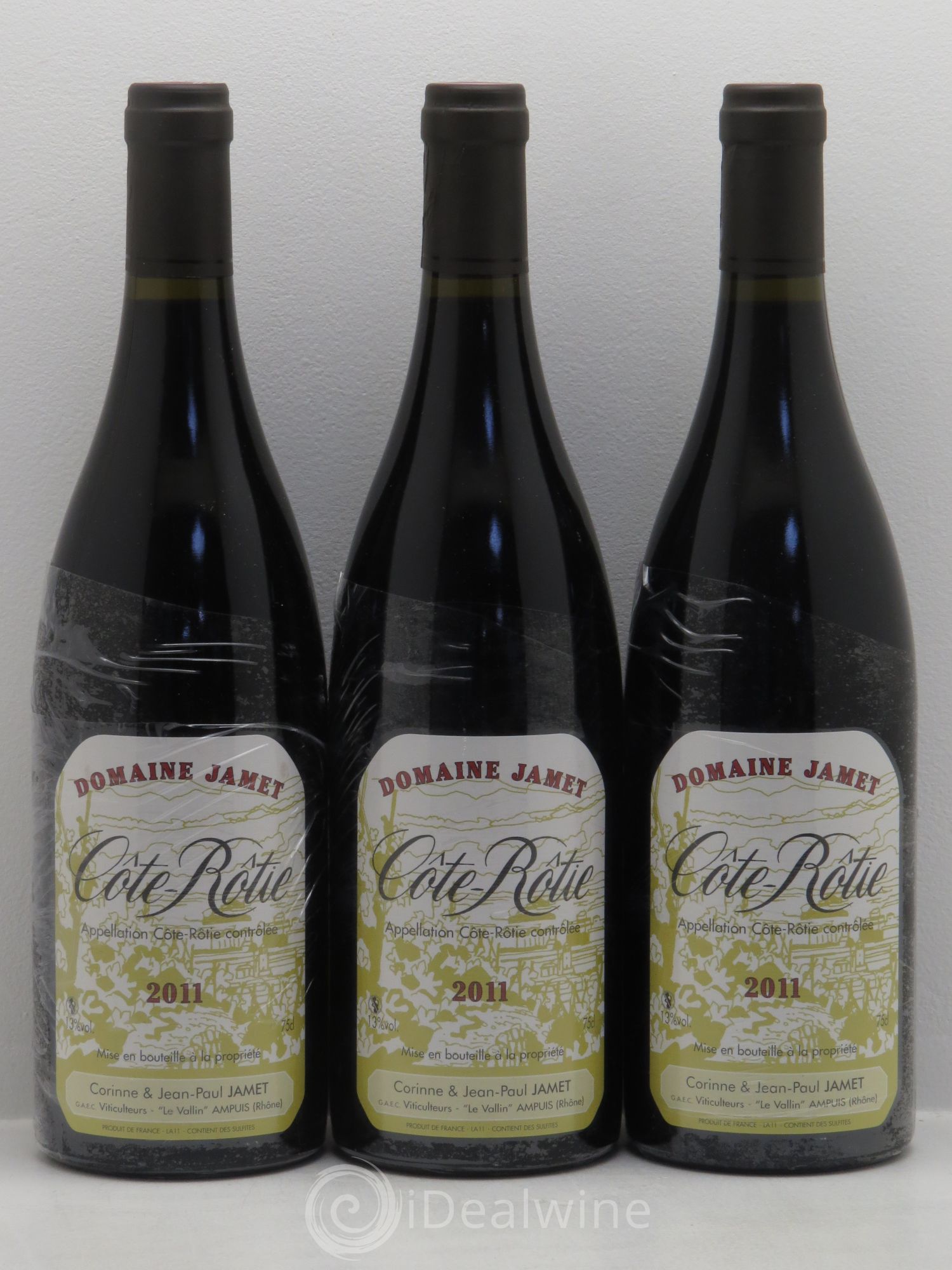 Côte-Rôtie Jamet (Domaine) 2011 - Lot de 3 bouteilles - 0