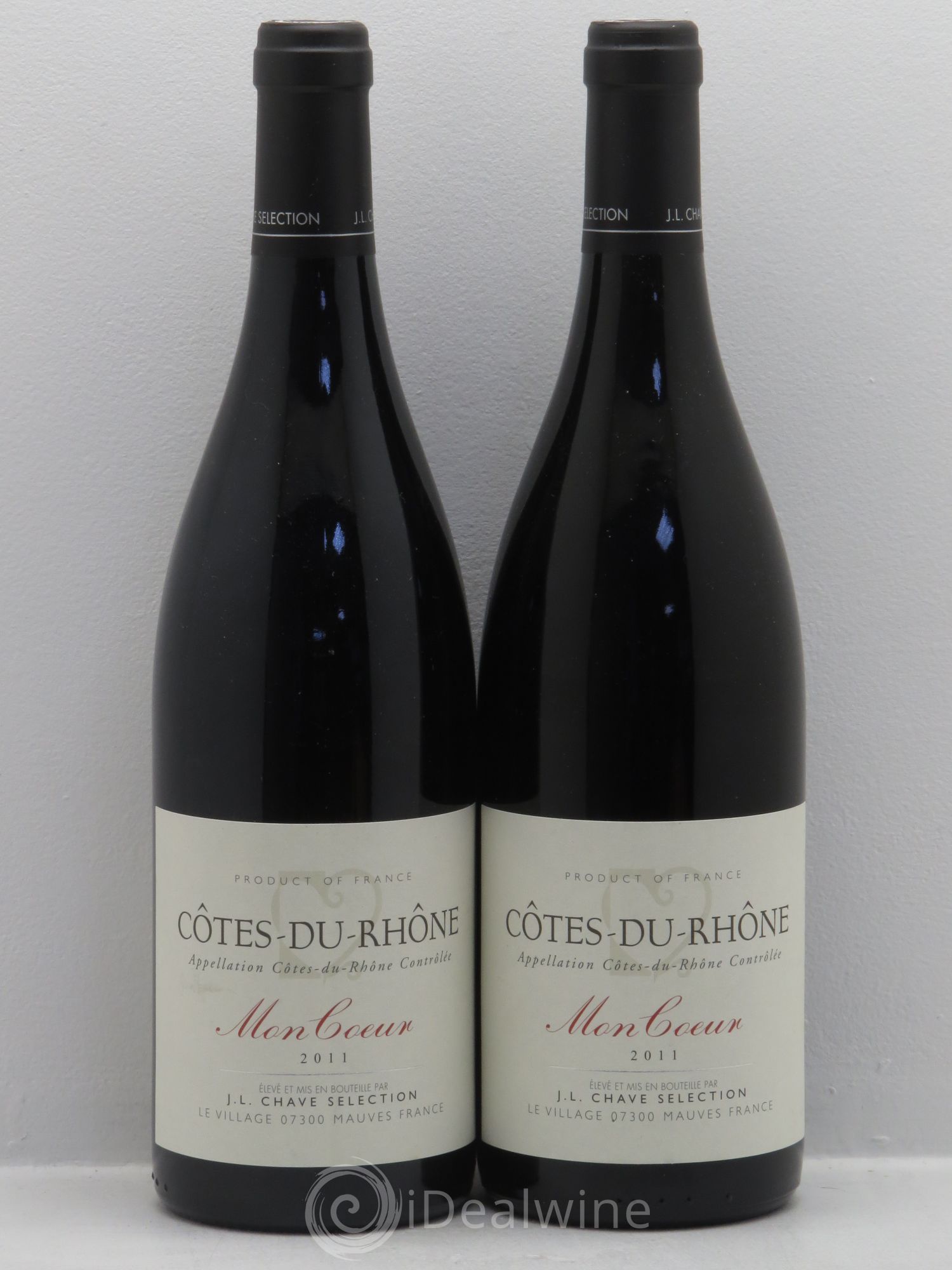 Côtes-du-Rhône Mon coeur J-L. Chave Sélection 2011 - Lot de 2 bouteilles - 0