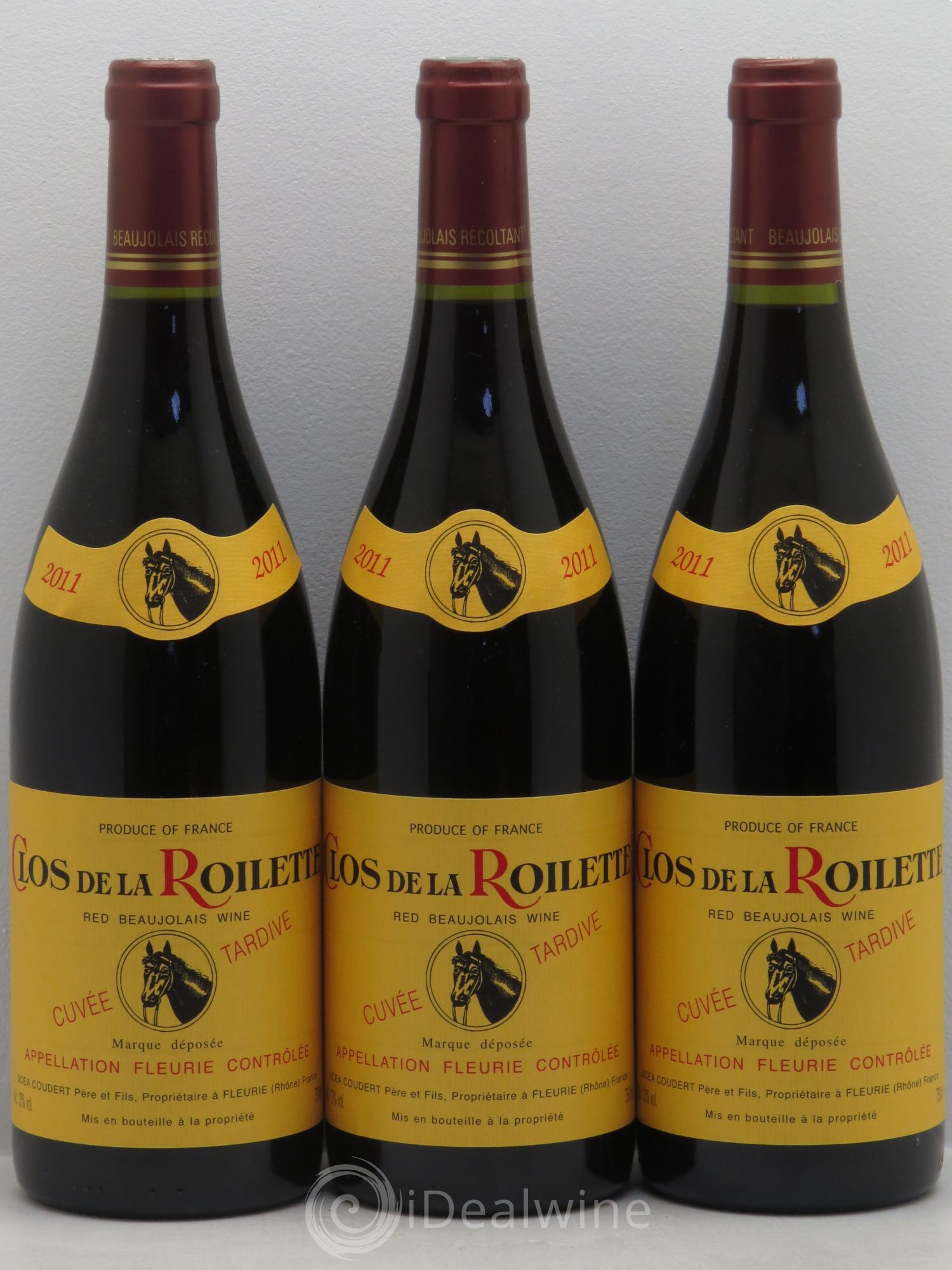 Fleurie Cuvée Tardive Clos de la Roilette 2011 - Lot de 3 bouteilles - 0