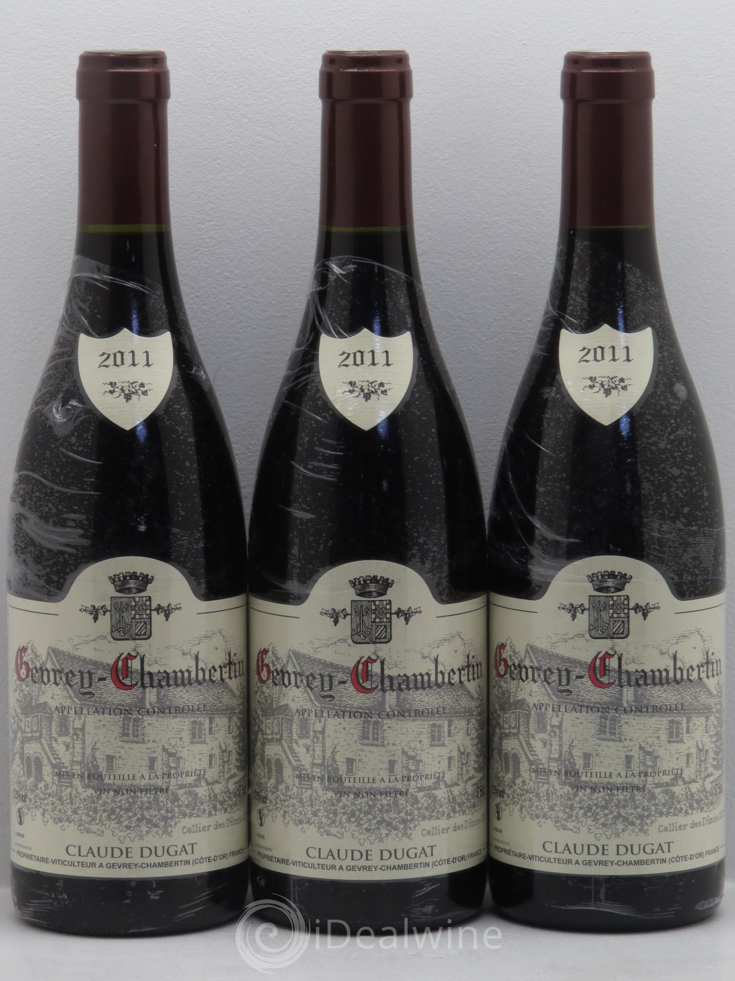 Gevrey-Chambertin Claude Dugat 2011 - Lot de 3 bouteilles - 0