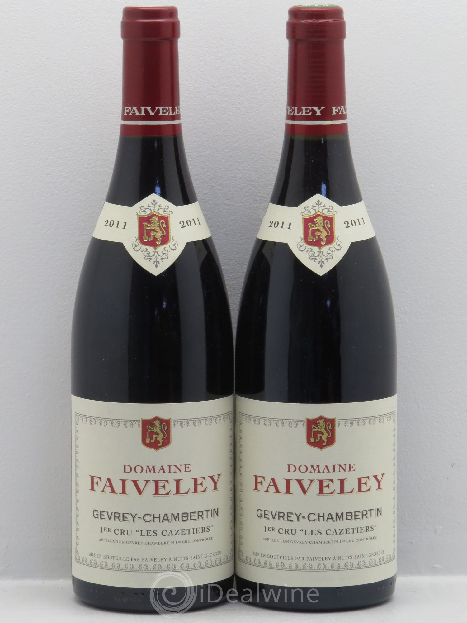 Gevrey-Chambertin 1er Cru Les Cazetiers Faiveley 2011 - Lot de 2 bouteilles - 0
