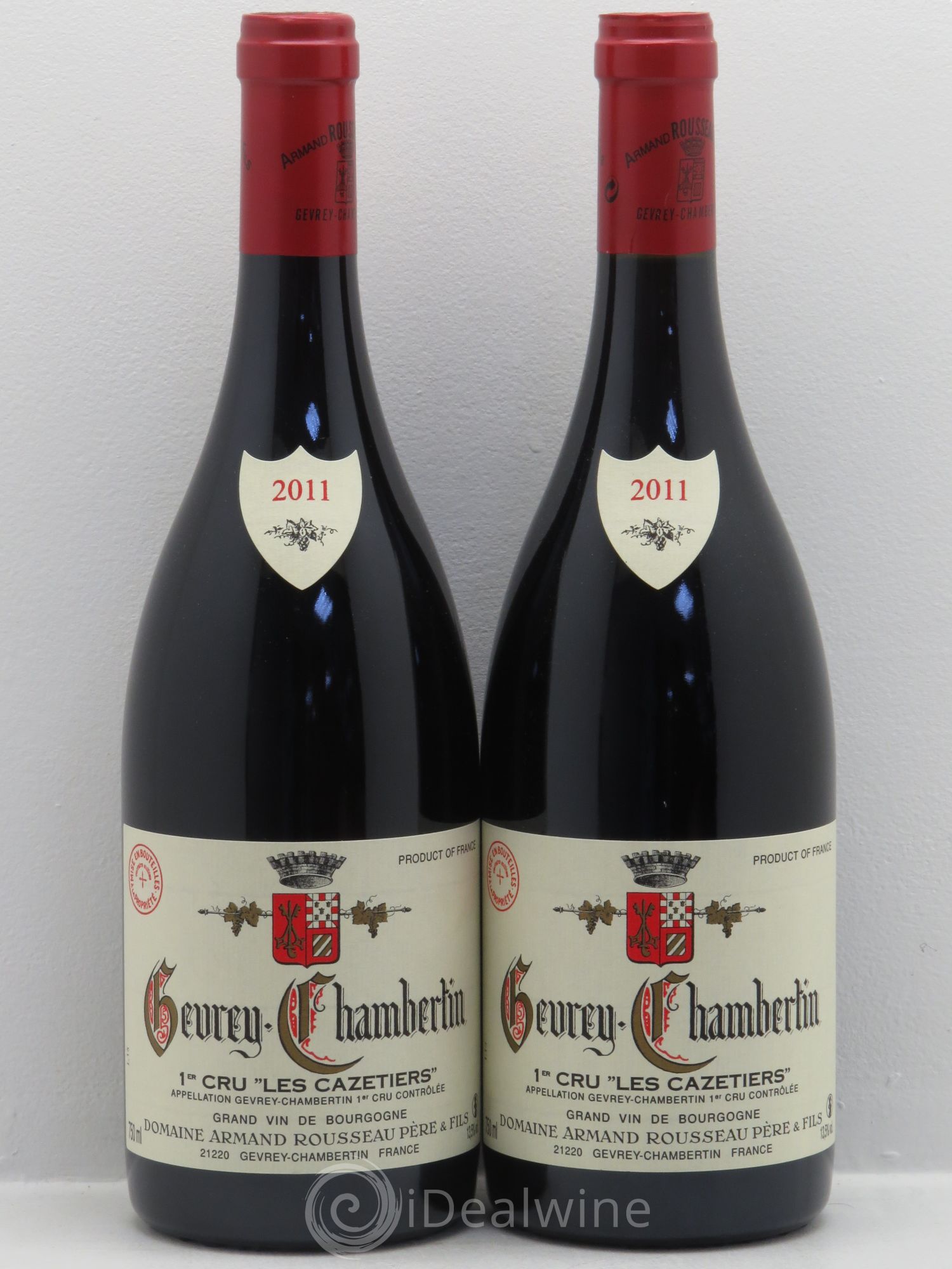 Gevrey-Chambertin 1er Cru Les Cazetiers Armand Rousseau (Domaine) 2011 - Lot de 2 bouteilles - 0