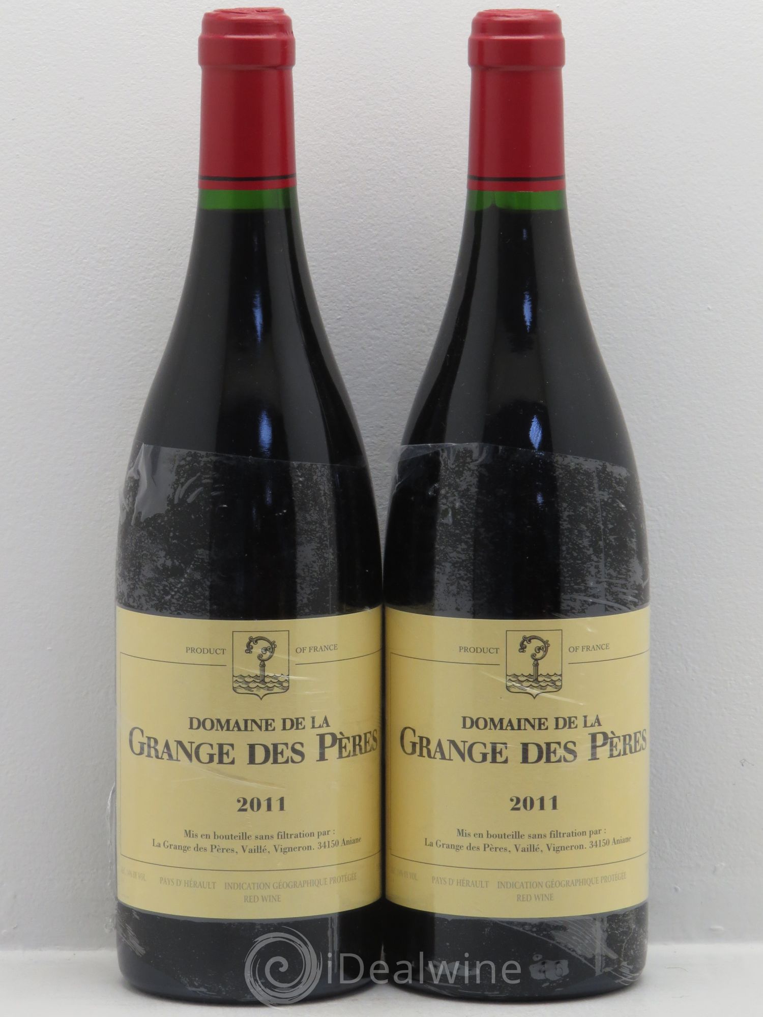Pays d'Hérault Grange des Pères Laurent Vaillé 2011 - Lot de 2 bouteilles - 0