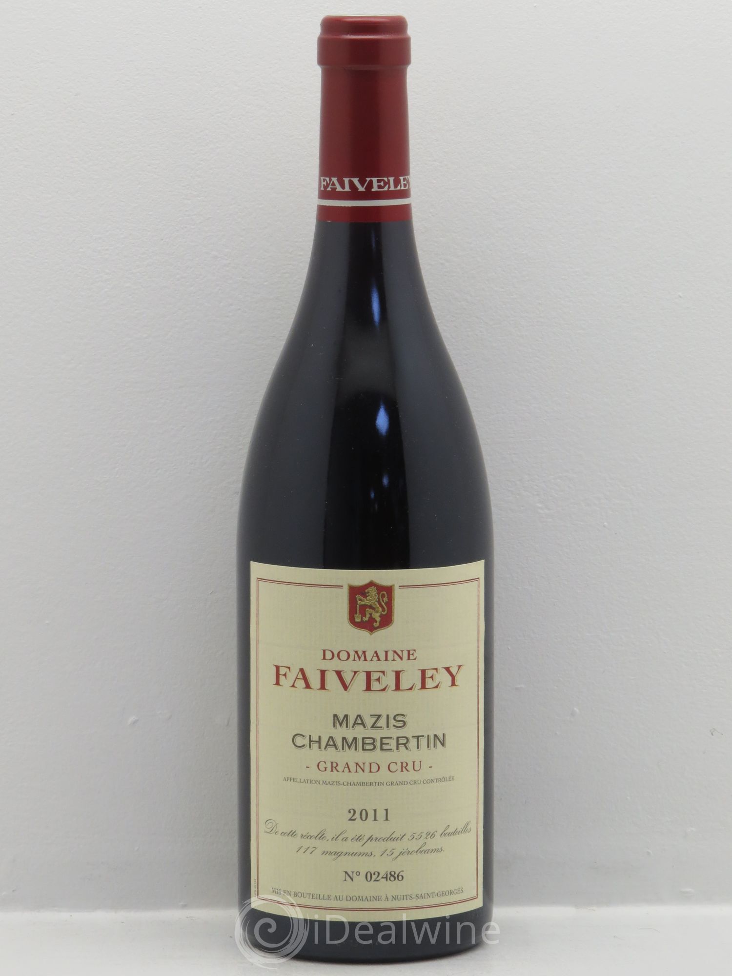 Mazis-Chambertin Grand Cru Faiveley 2011 - Lot de 1 bouteille - 0