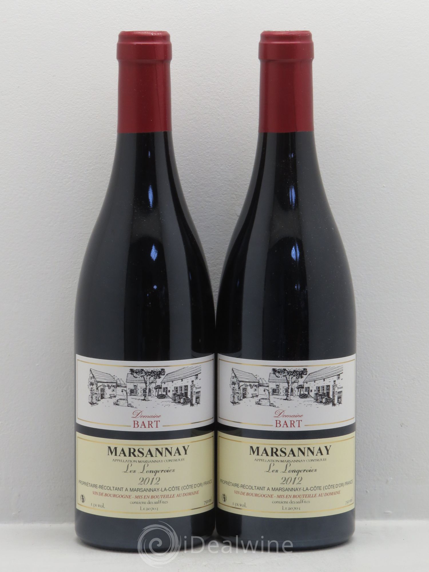 Marsannay Les Longeroies - Domaine Bart 2012 - Posten von 2 Flaschen - 0