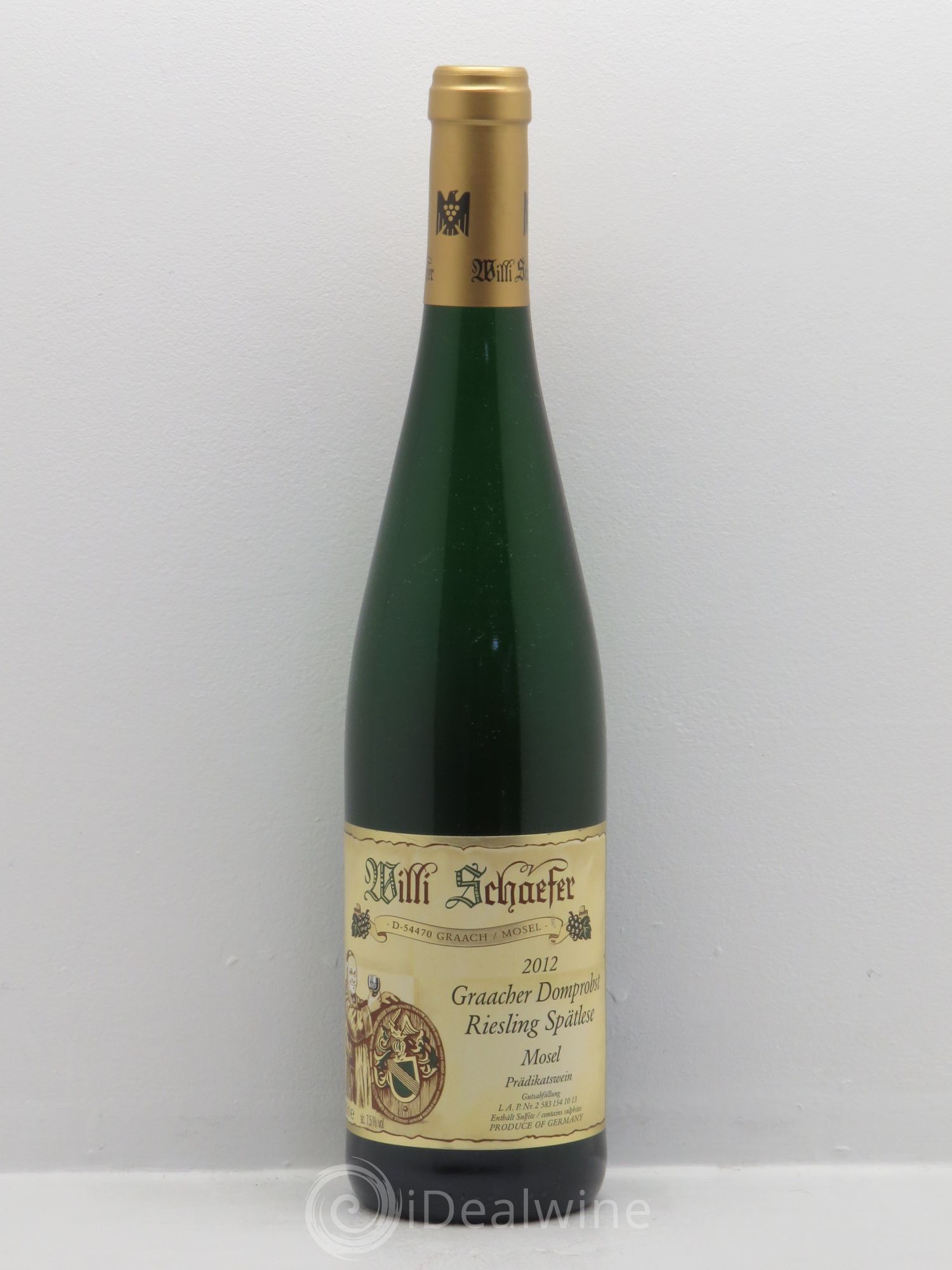 Allemagne Mosel-Saar Mosel Graacher Domprobst Riesling Spätlese Willi Schaefer 2012 - Posten von 1 Flasche - 0