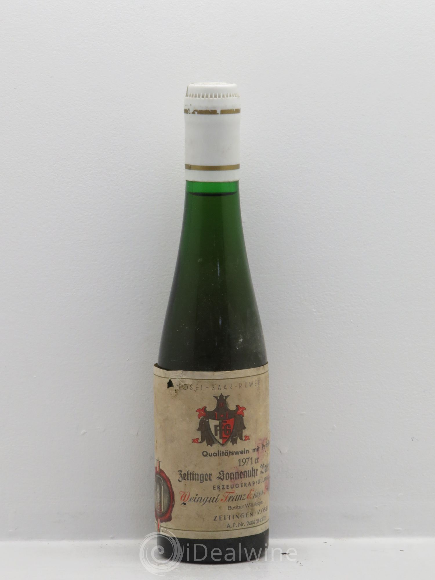 Allemagne Mosel-Saar Mosel Zeltinger Sonnenuhr Riesling Beerenauslese Franz Ehses-Geller Erben 1971 - Posten von 1 Demi-Flasche - 0