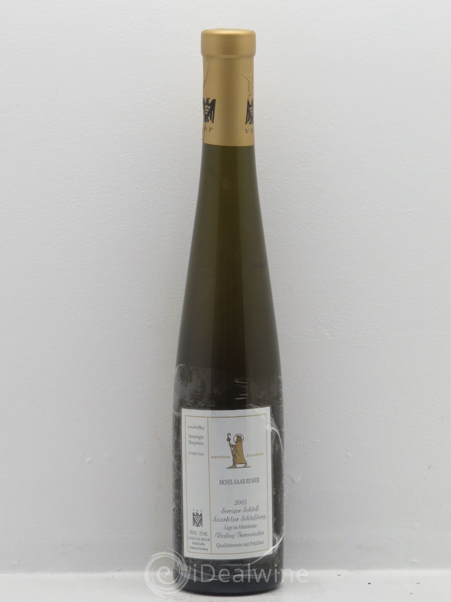 Allemagne Mosel-Saar Saar Serriger Schlossberg Riesling Beerenauslese Vereinigte Hospitien 2005 - Posten von 1 Demi-Flasche - 0