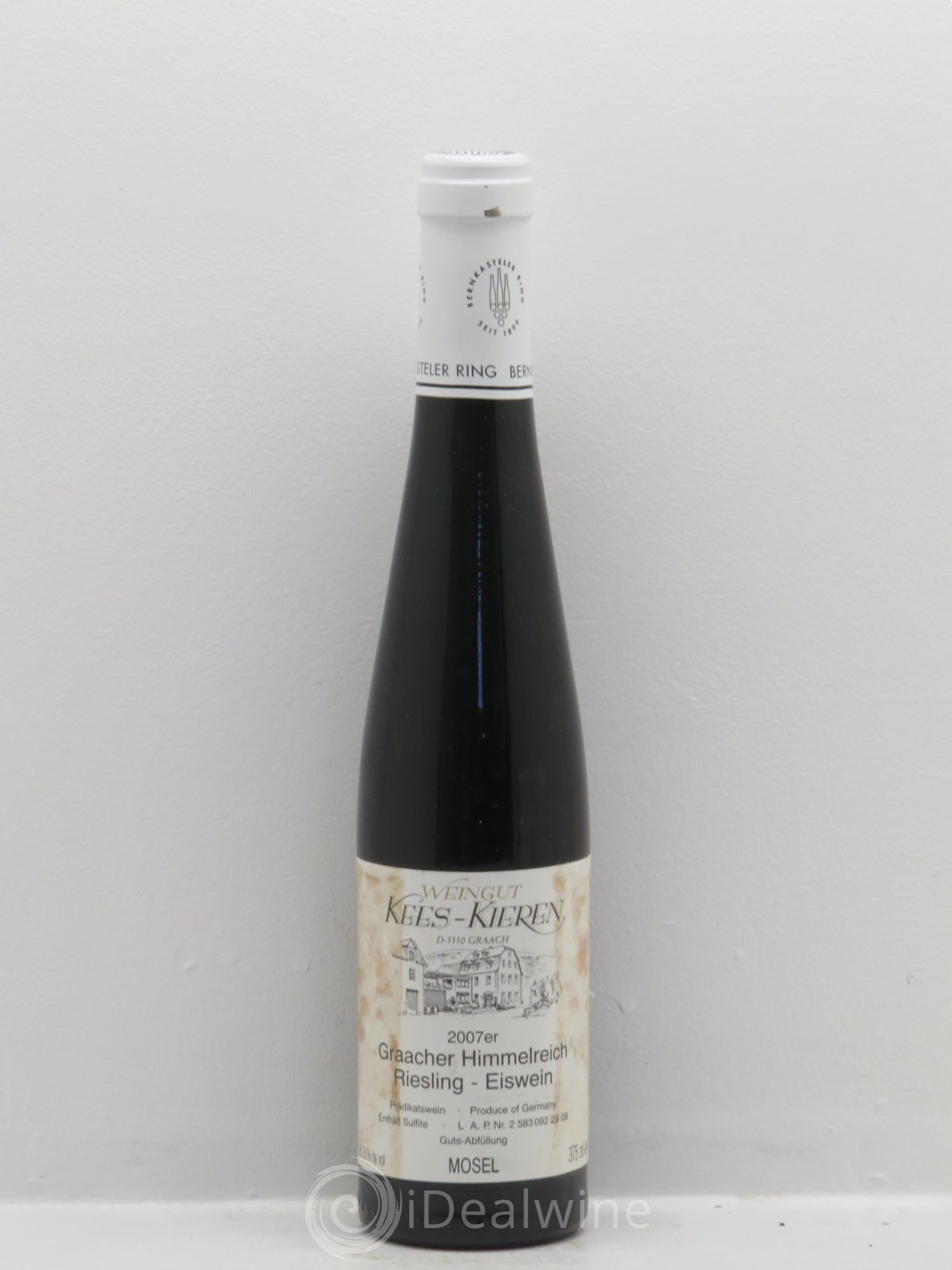Allemagne Mosel-Saar Mosel Graacher Himmelreich Riesling Eiswein Kees-Kieren 2007 - Posten von 1 Demi-Flasche - 0
