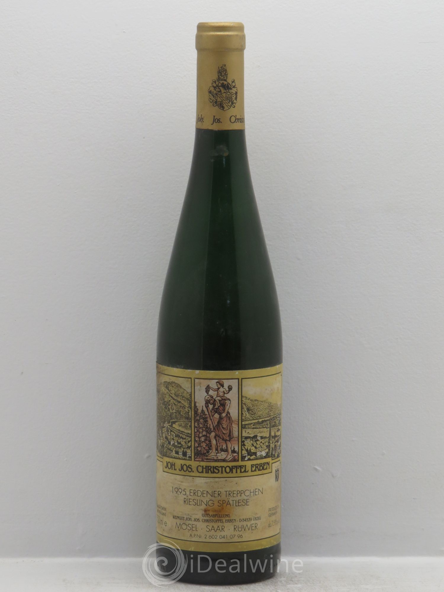 Riesling Mosel Erdener Treppchen Riesling Spätlese Joh. Jos. Christoffel 1995 - Posten von 1 Flasche - 0