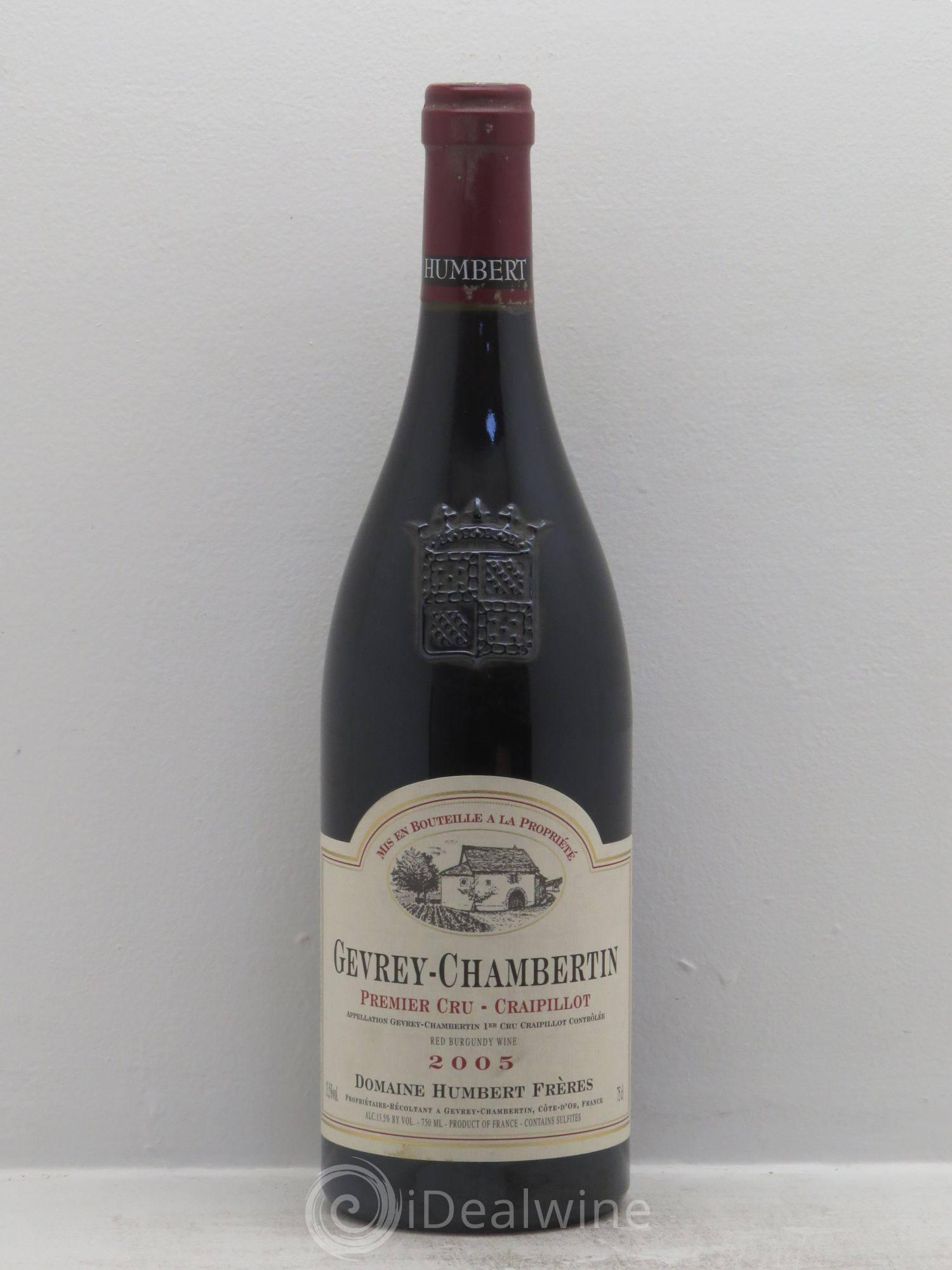 Gevrey-Chambertin 1er Cru Craipillot Humbert (Domaine) 2005 - Lot de 1 bouteille - 0
