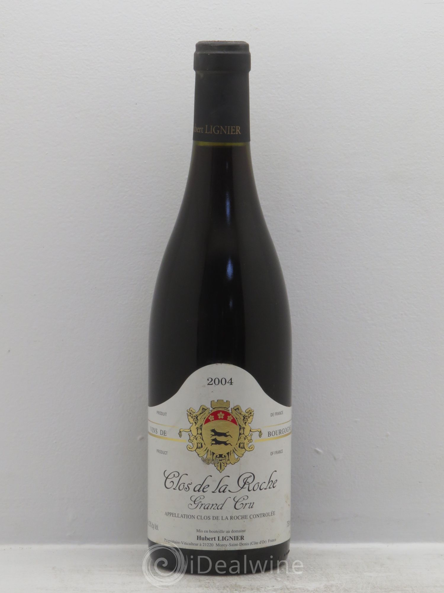 Clos de la Roche Grand Cru Hubert Lignier (Domaine) 2004 - Lot de 1 bouteille - 0