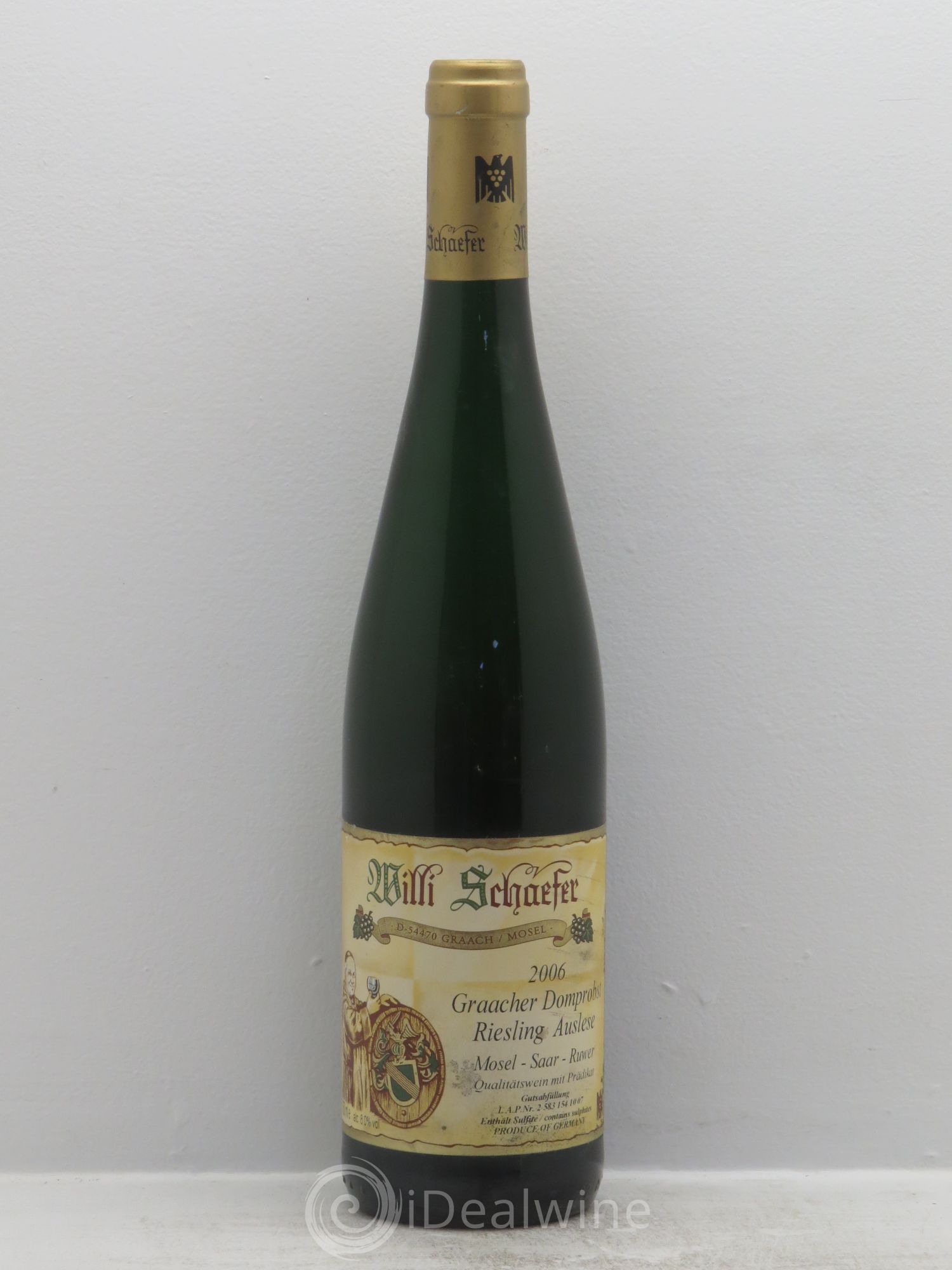 Riesling Mosel Graacher Domprobst Riesling Auslese Willi Schaefer 2006 - Posten von 1 Flasche - 0