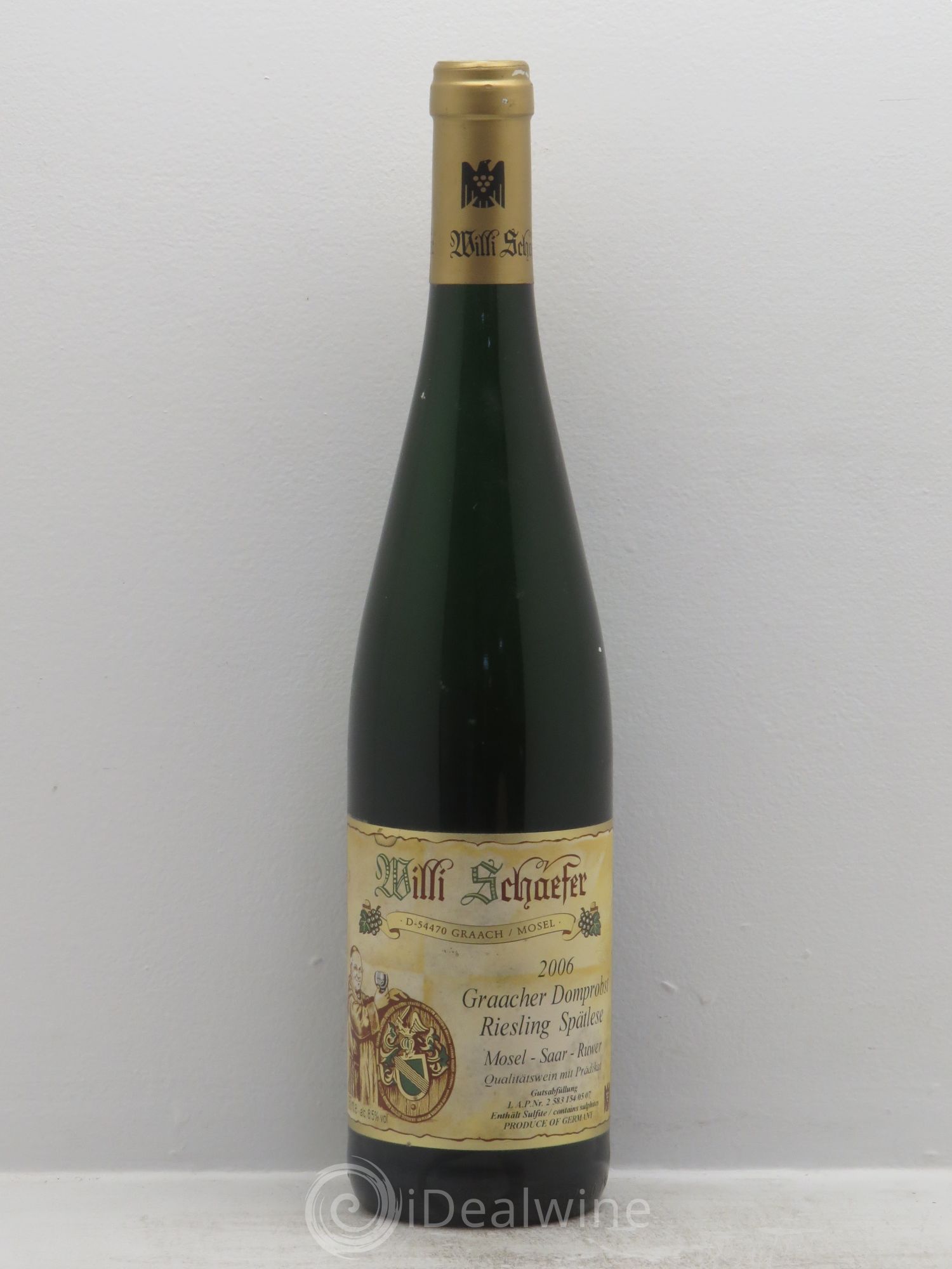 Riesling Mosel Graacher Domprobst Riesling Spätlese Willi Schaefer 2006 - Lotto di 1 bottiglia - 0