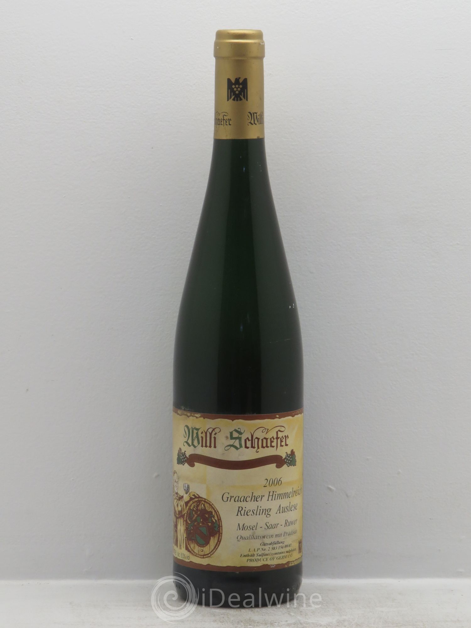 Riesling Mosel Graacher Himmelreich Riesling Auslese Willi Schaefer 2006 - Posten von 1 Flasche - 0