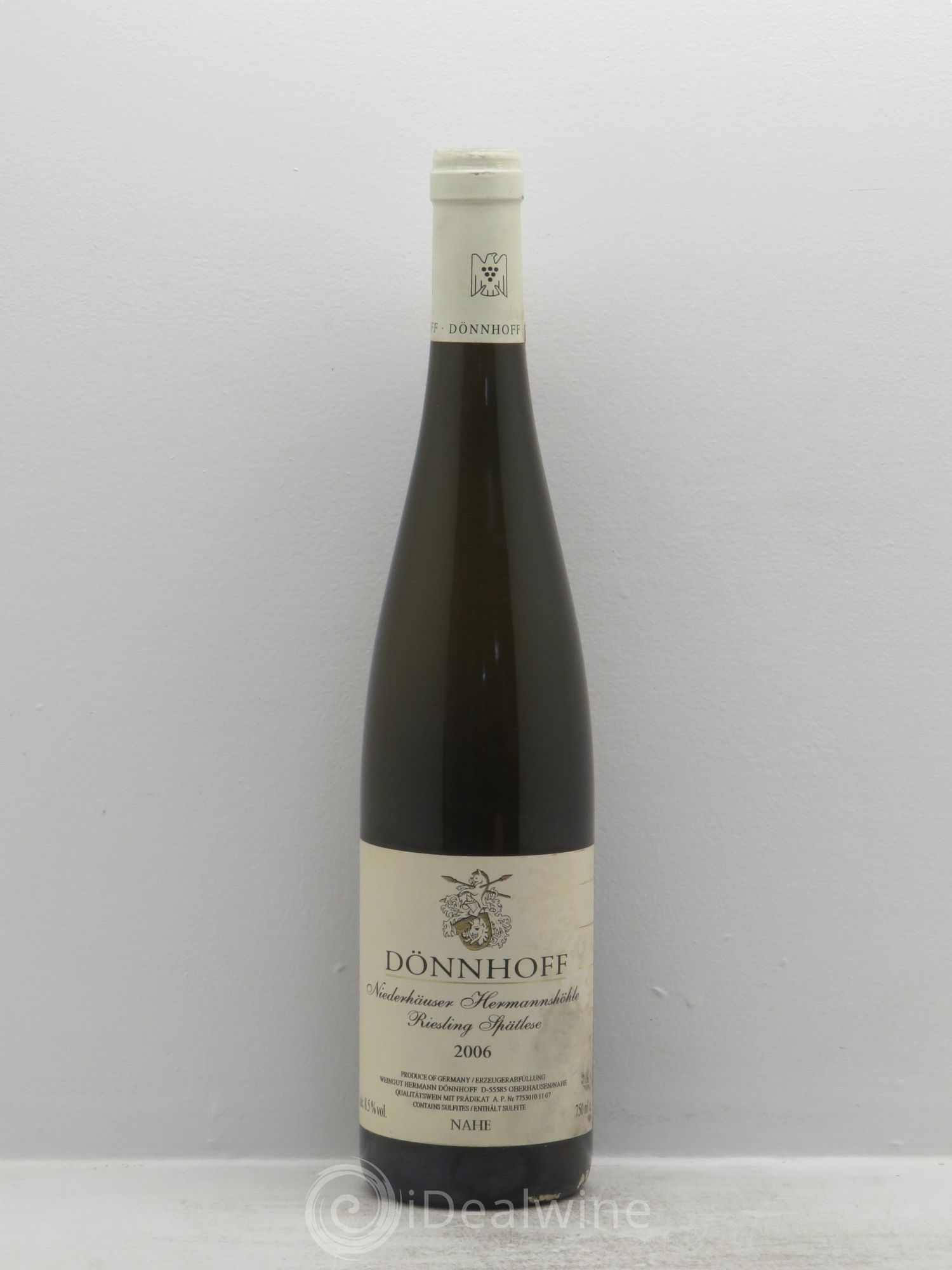 Riesling Nahe Niederhäuser Hermannshöhle Riesling Spätlese Dönnhoff 2006 - Lotto di 1 bottiglia - 0
