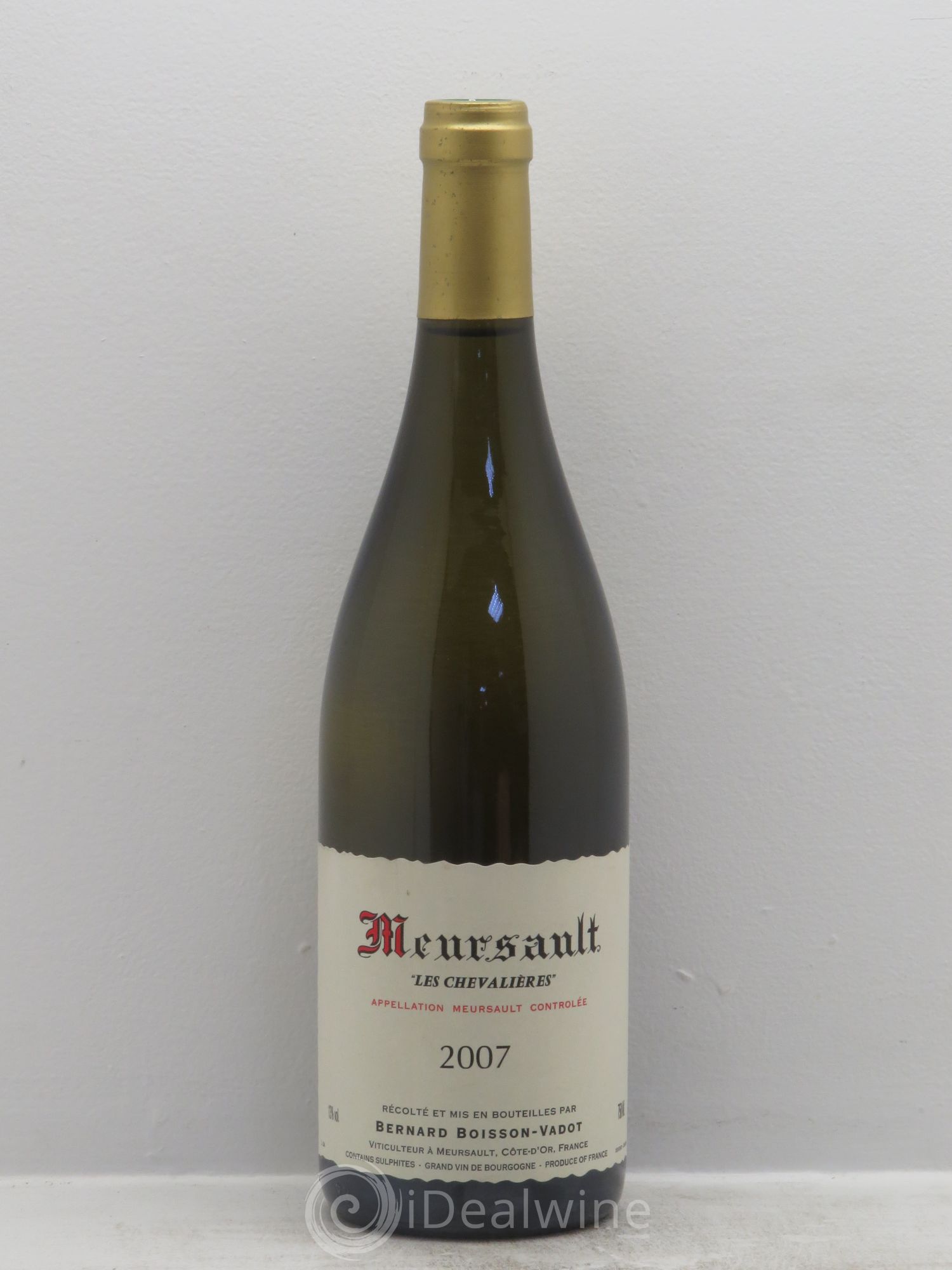 Meursault Les Chevalières Domaine Bernard Boisson Vadot 2007 - Posten von 1 Flasche - 0