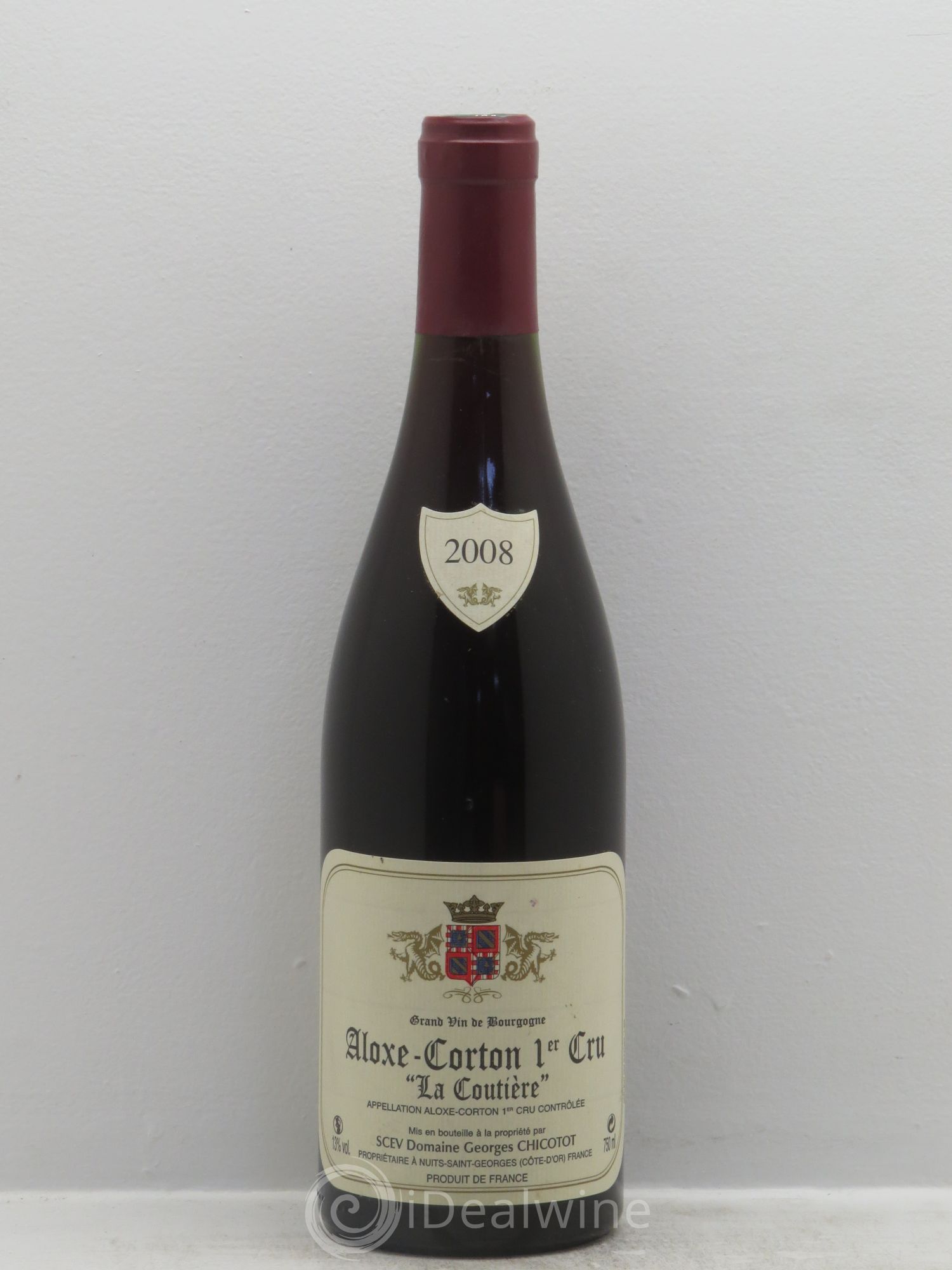 Aloxe-Corton 1er Cru La Coutière Domaine Chicotot 2008 - Posten von 1 Flasche - 0