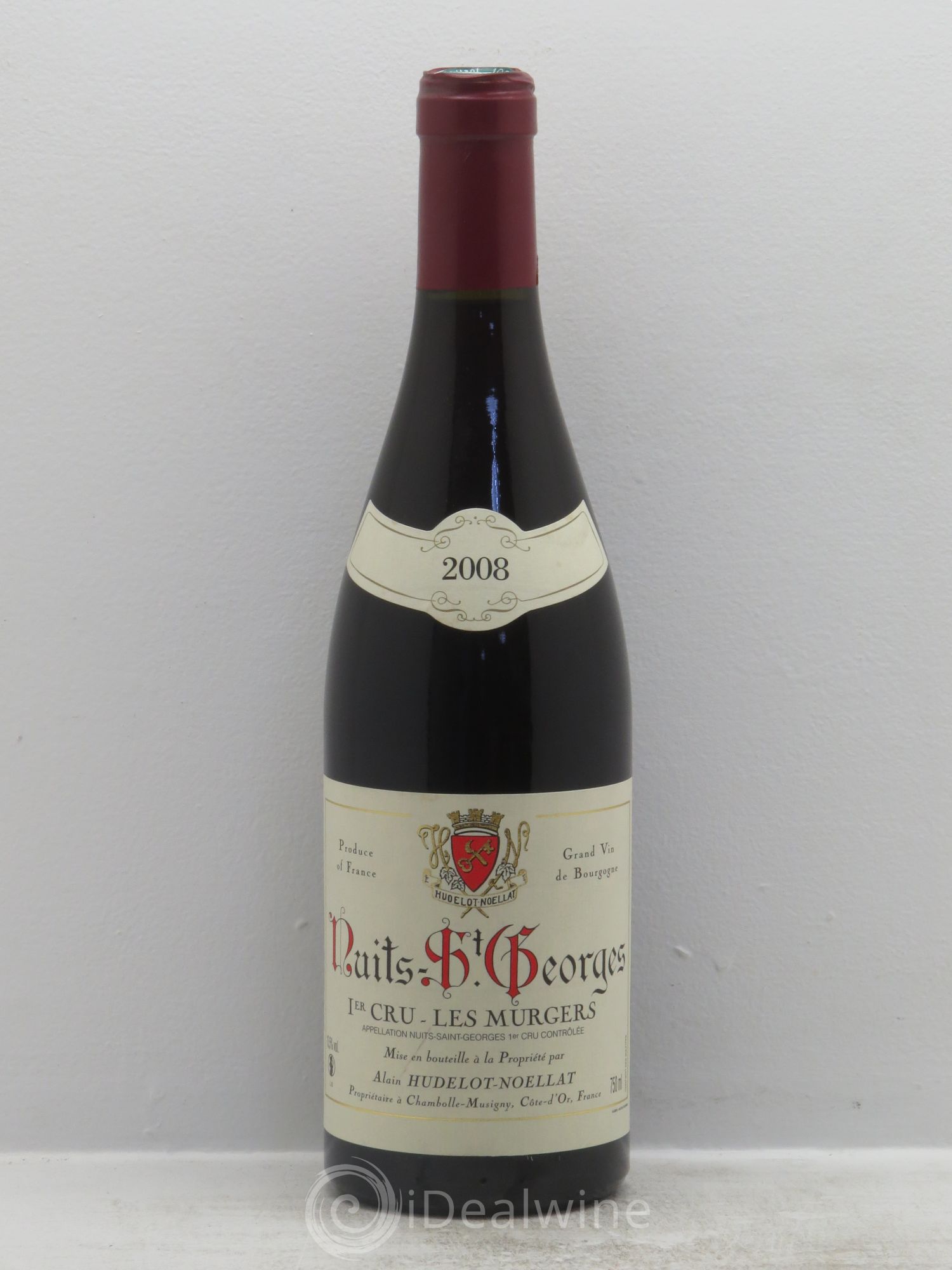 Nuits-Saint-Georges 1er Cru Les Murgers Hudelot-Noëllat 2008 - Lot de 1 bouteille - 0
