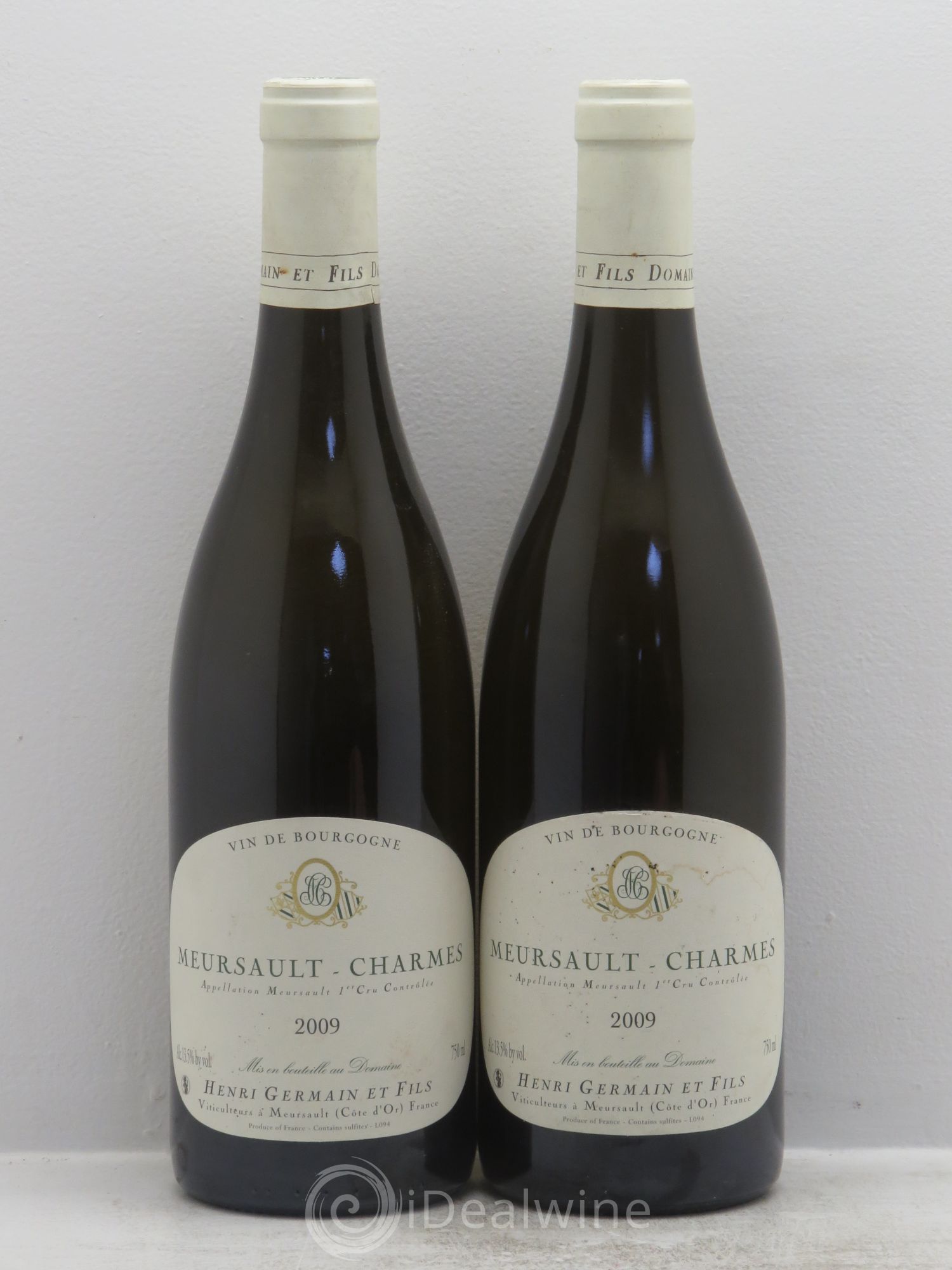 Meursault 1er Cru Henri Germain 2009 - Lot de 2 bouteilles - 0