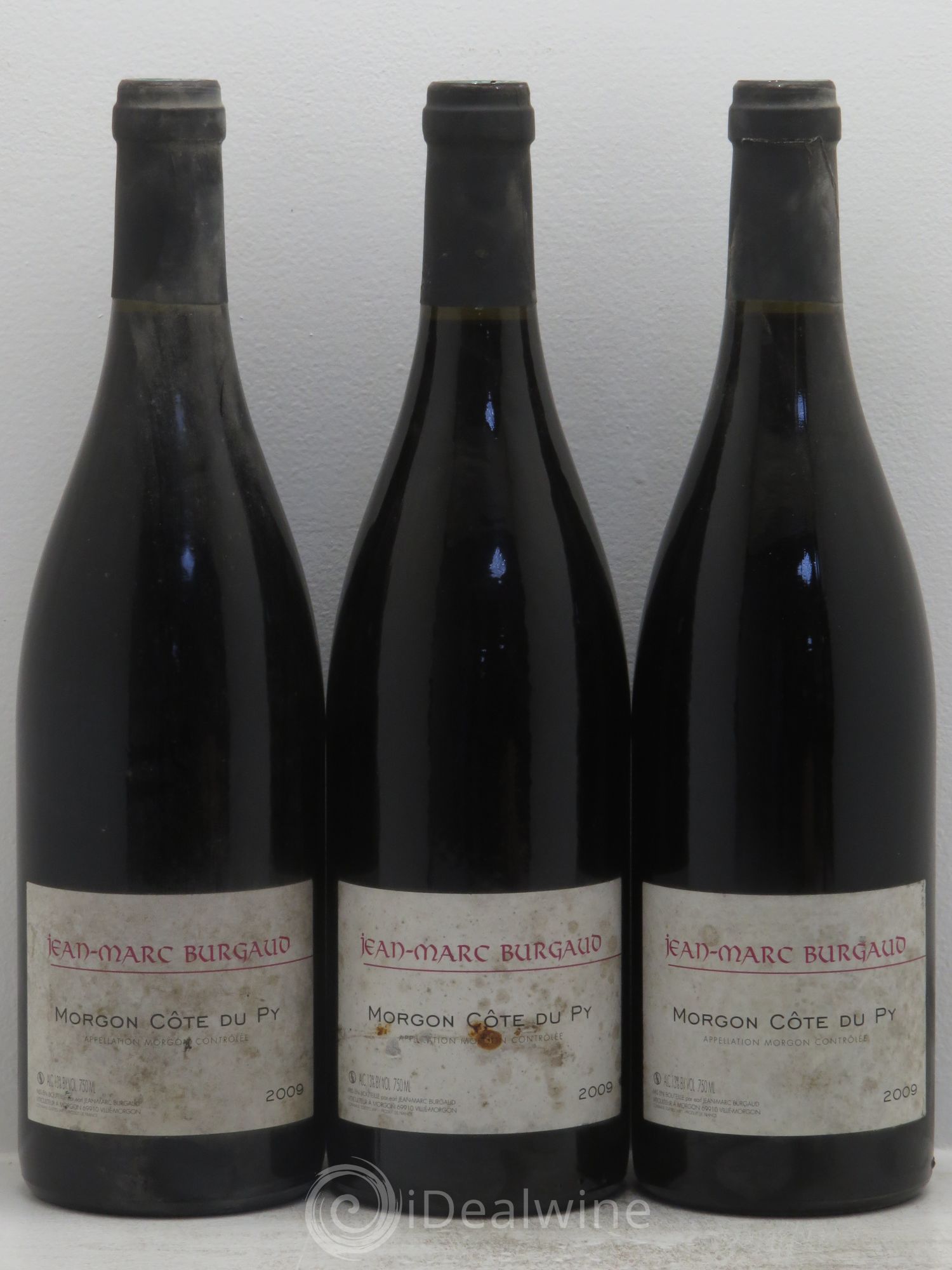 Morgon Côte du Py Jean-Marc Burgaud (Domaine) 2009 - Lot de 3 bouteilles - 0