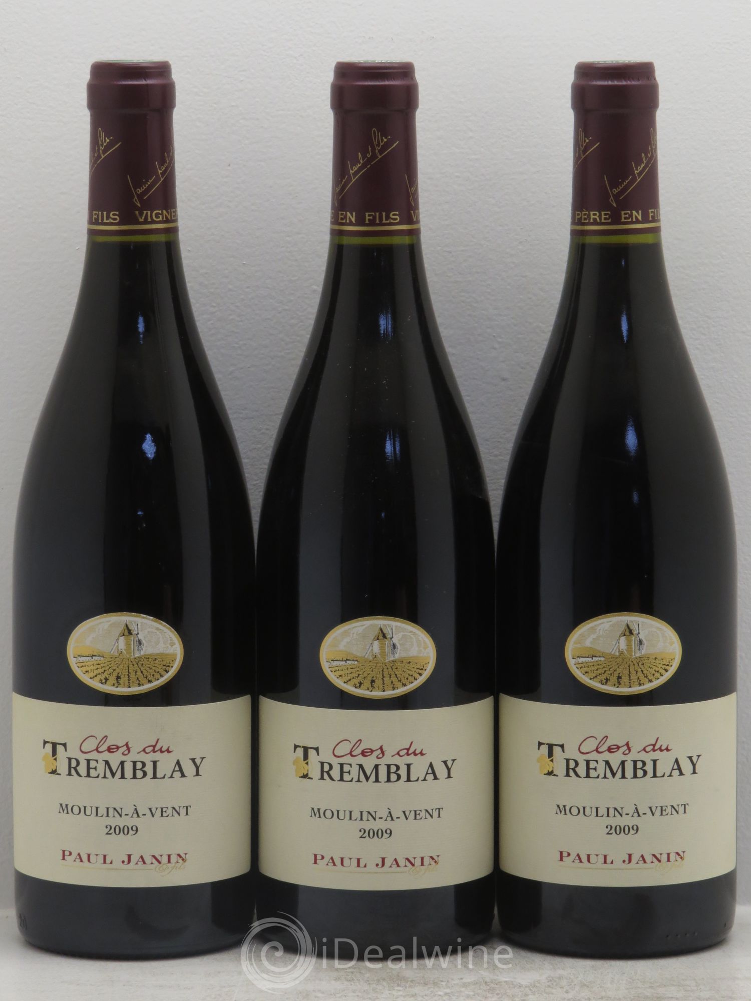 Moulin-à-Vent Clos du Tremblay 2009 - Lot de 3 bouteilles - 0