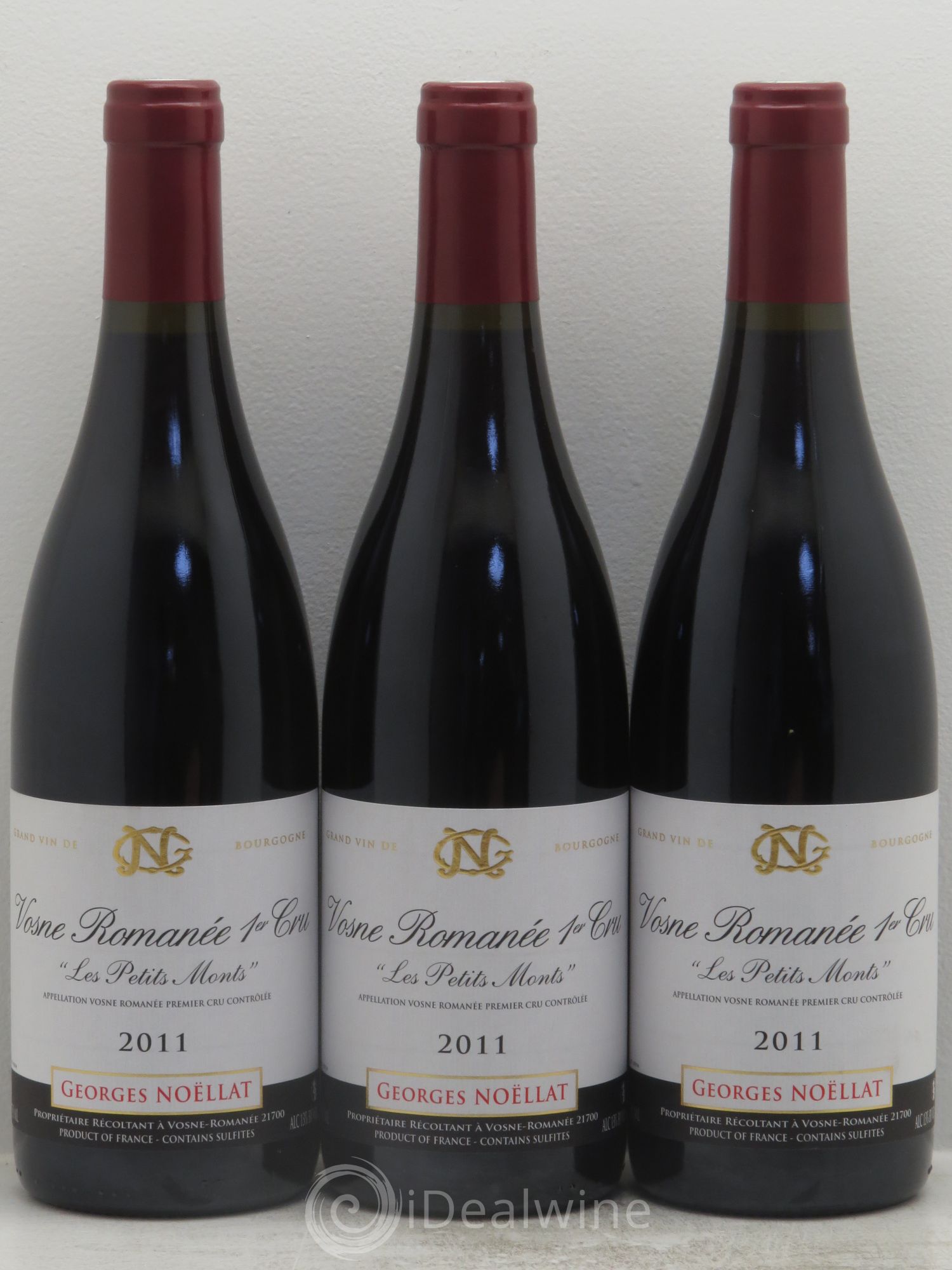 Vosne-Romanée 1er Cru 2011 - Lot de 3 bouteilles - 0