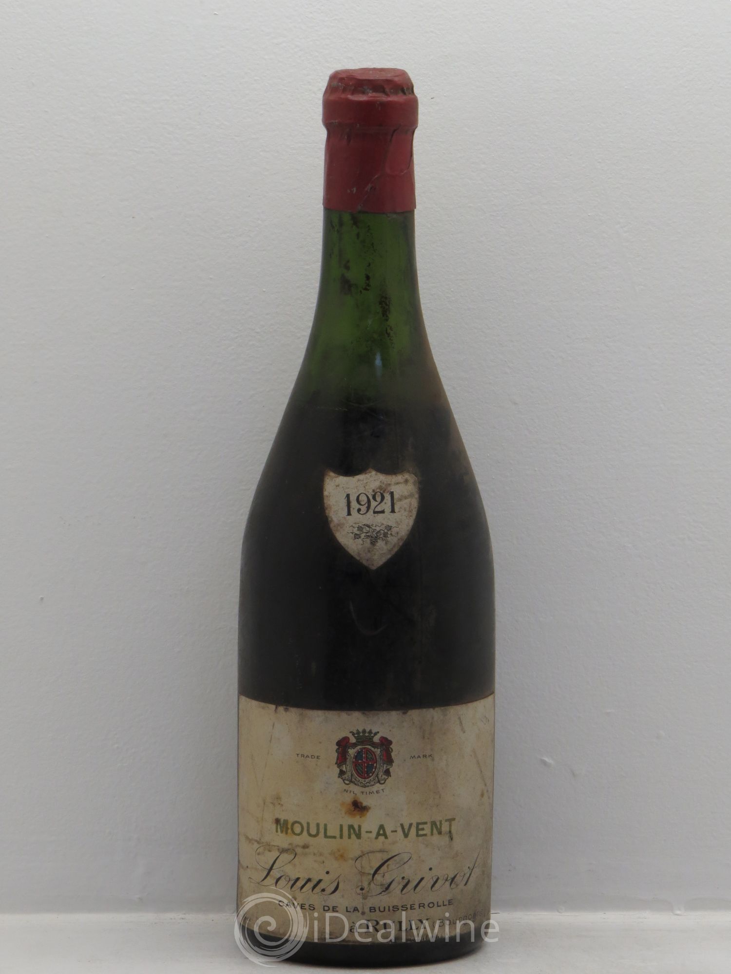 Moulin-à-Vent Louis Grivot 1921 - Lot de 1 bouteille - 0