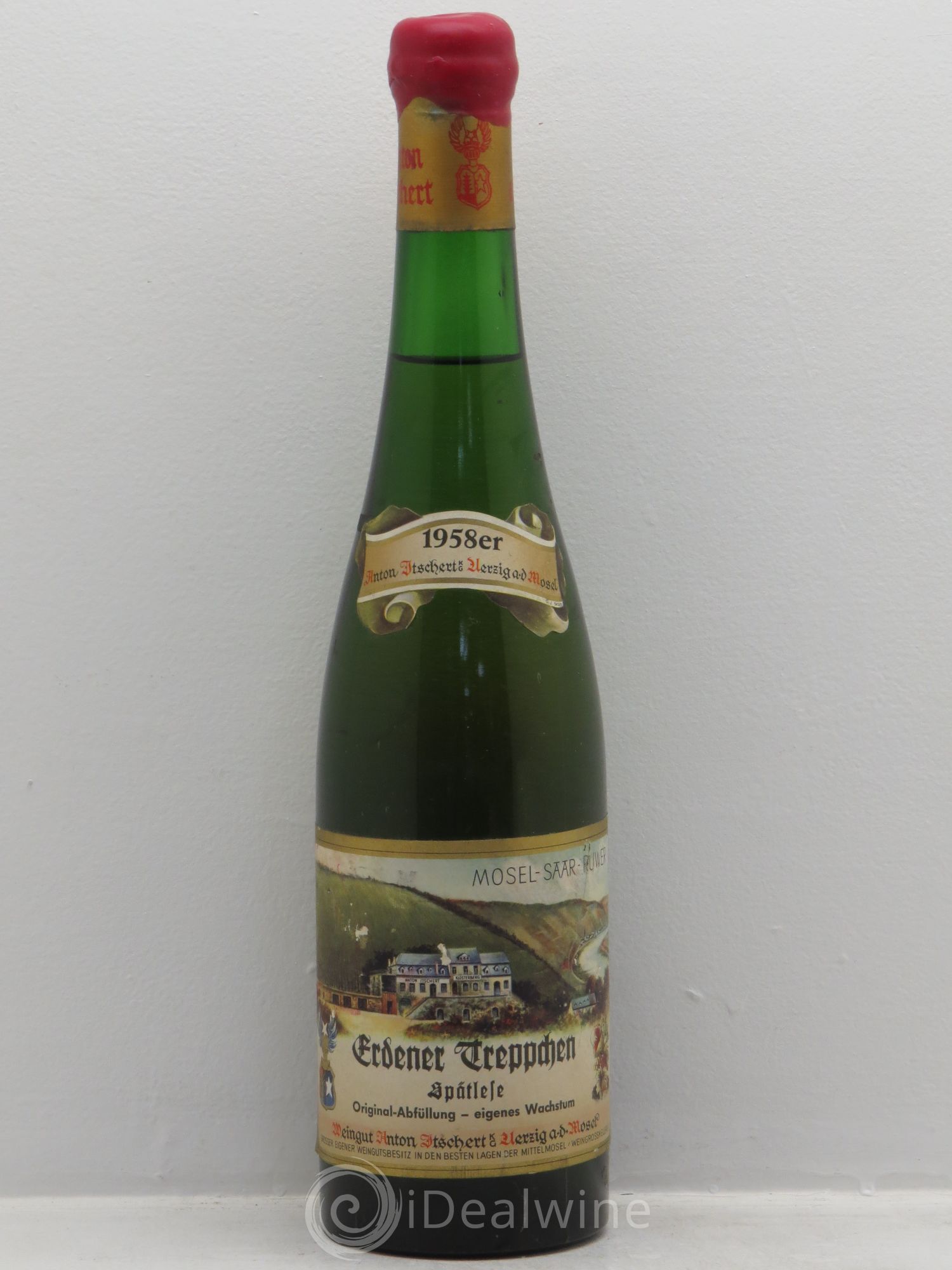 Riesling Mosel Erdener Treppchen Riesling Spätlese Itschert 1958 - Posten von 1 Flasche - 0
