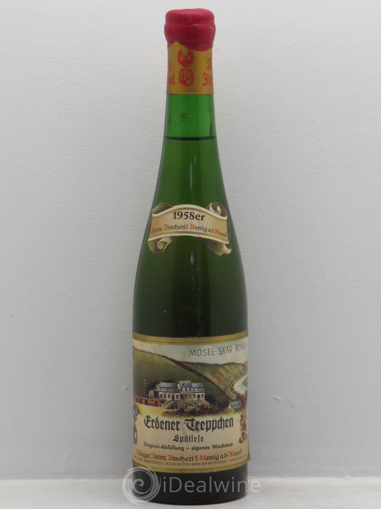 Riesling Mosel Erdener Treppchen Riesling Spätlese Itschert 1958 - Lot de 1 bouteille - 0