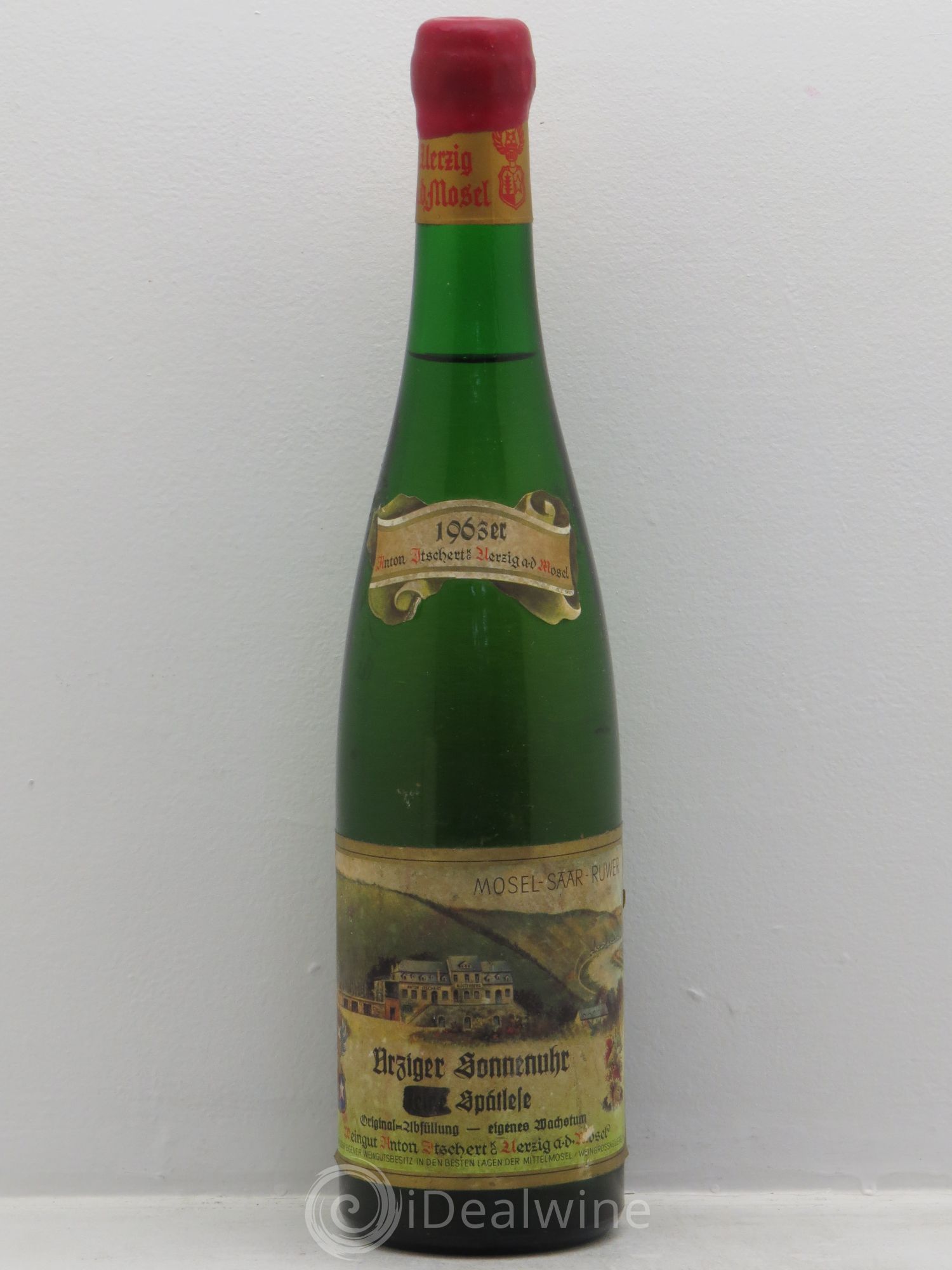 Riesling Mosel Ürziger Sonnenuhr Riesling Spätlese Itschert 1963 - Posten von 1 Flasche - 0
