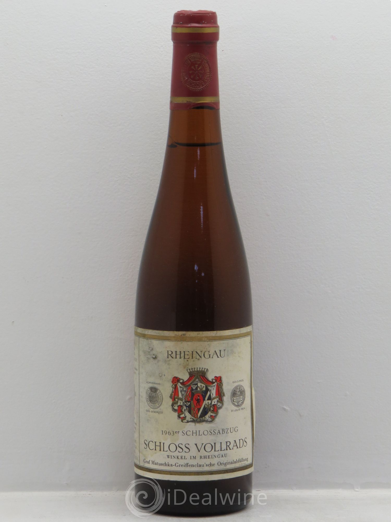 Riesling Rheingau Schloss Vollrads Riesling Schloss Vollrads 1963 - Lotto di 1 bottiglia - 0