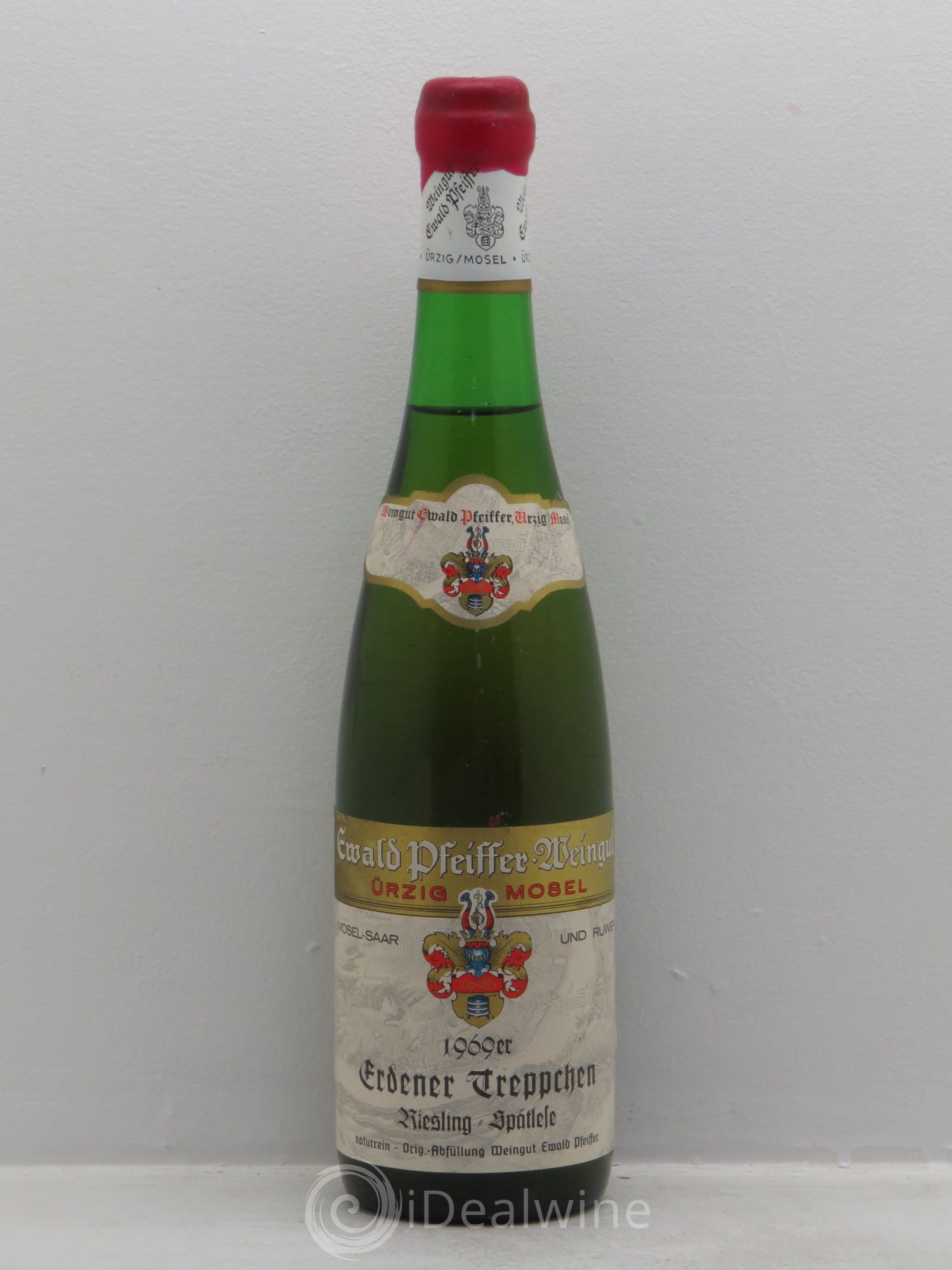 Riesling Mosel Erdener Treppchen Riesling Spätlese Ewald Pfeiffer 1969 - Posten von 1 Flasche - 0
