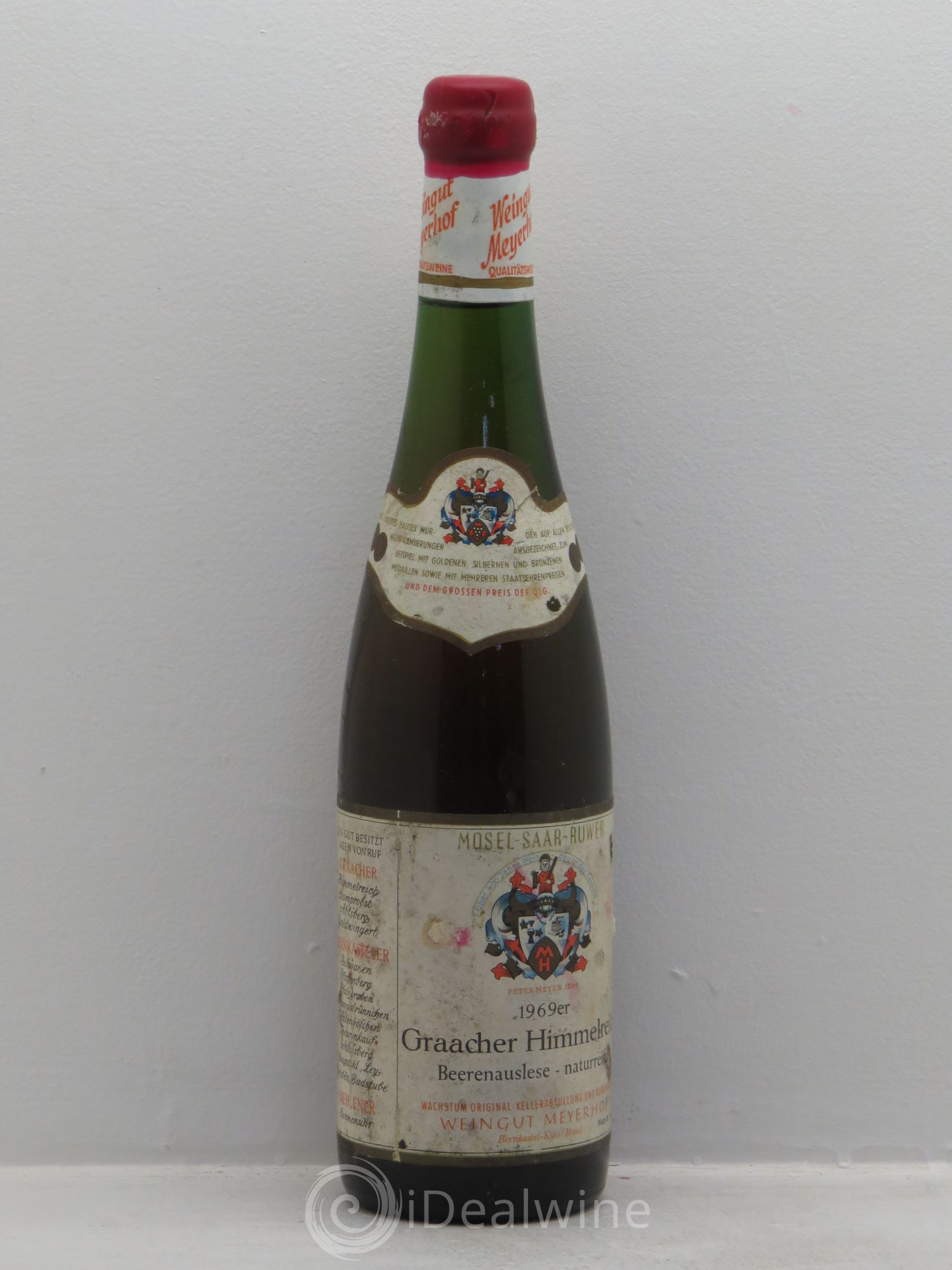 Riesling Mosel Graacher Himmelreich Riesling Beerenauslese Meyerhof 1969 - Lotto di 1 bottiglia - 0