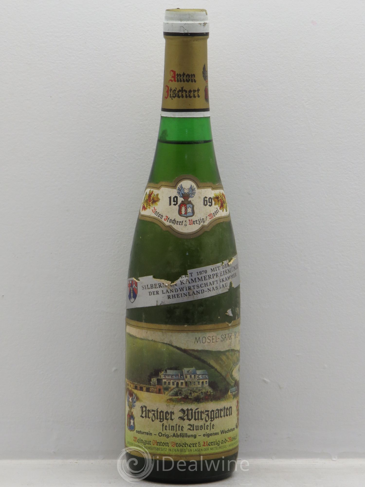Riesling Mosel Ürziger Würzgarten Riesling feinste Auslese Itschert (sans prix de réserve) 1969 - Posten von 1 Flasche - 0