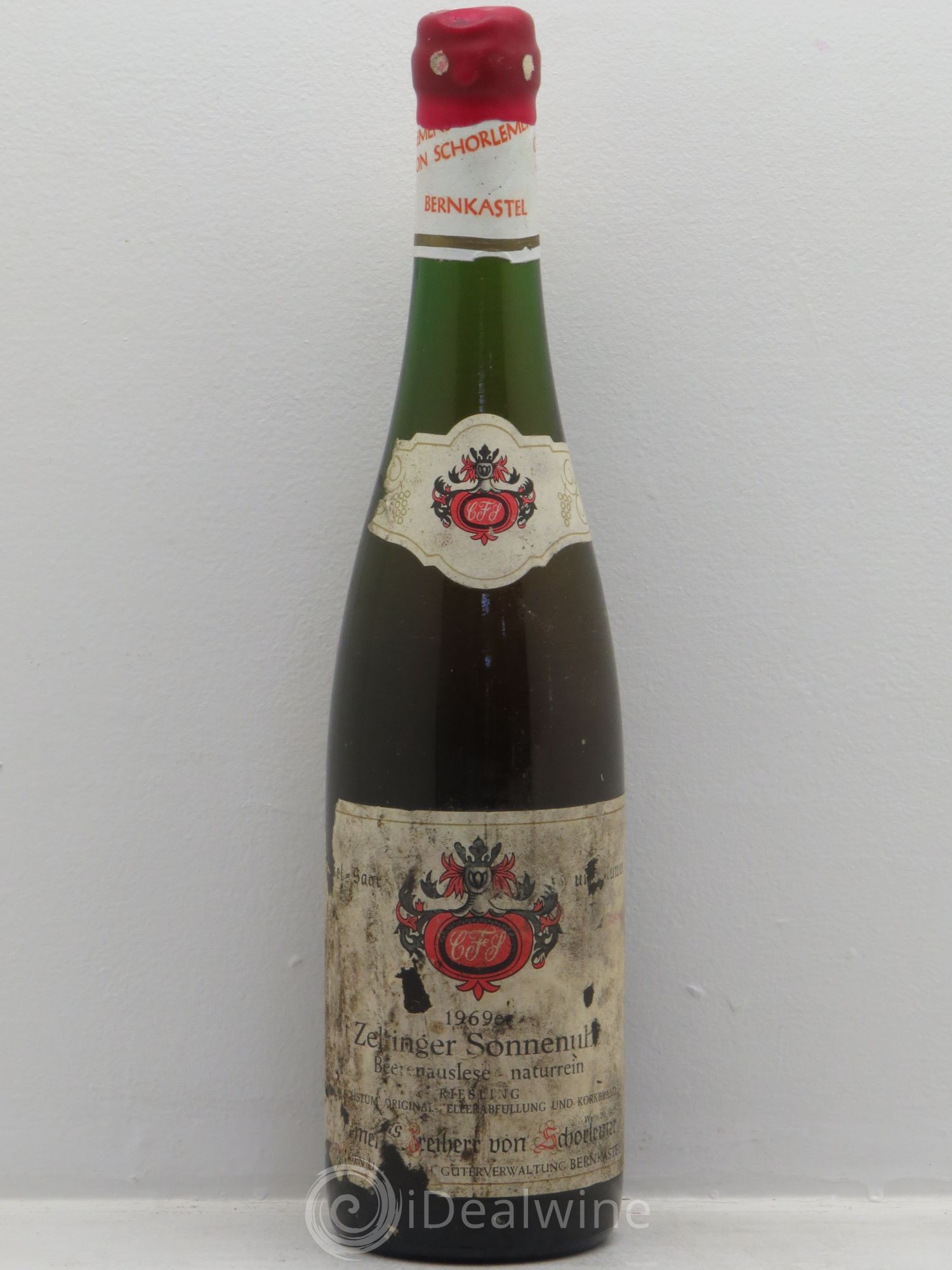 Riesling Mosel Zeltinger Sonnenuhr Riesling Beerenauslese Freiherr von Schorlemer 1969 - Posten von 1 Flasche - 0