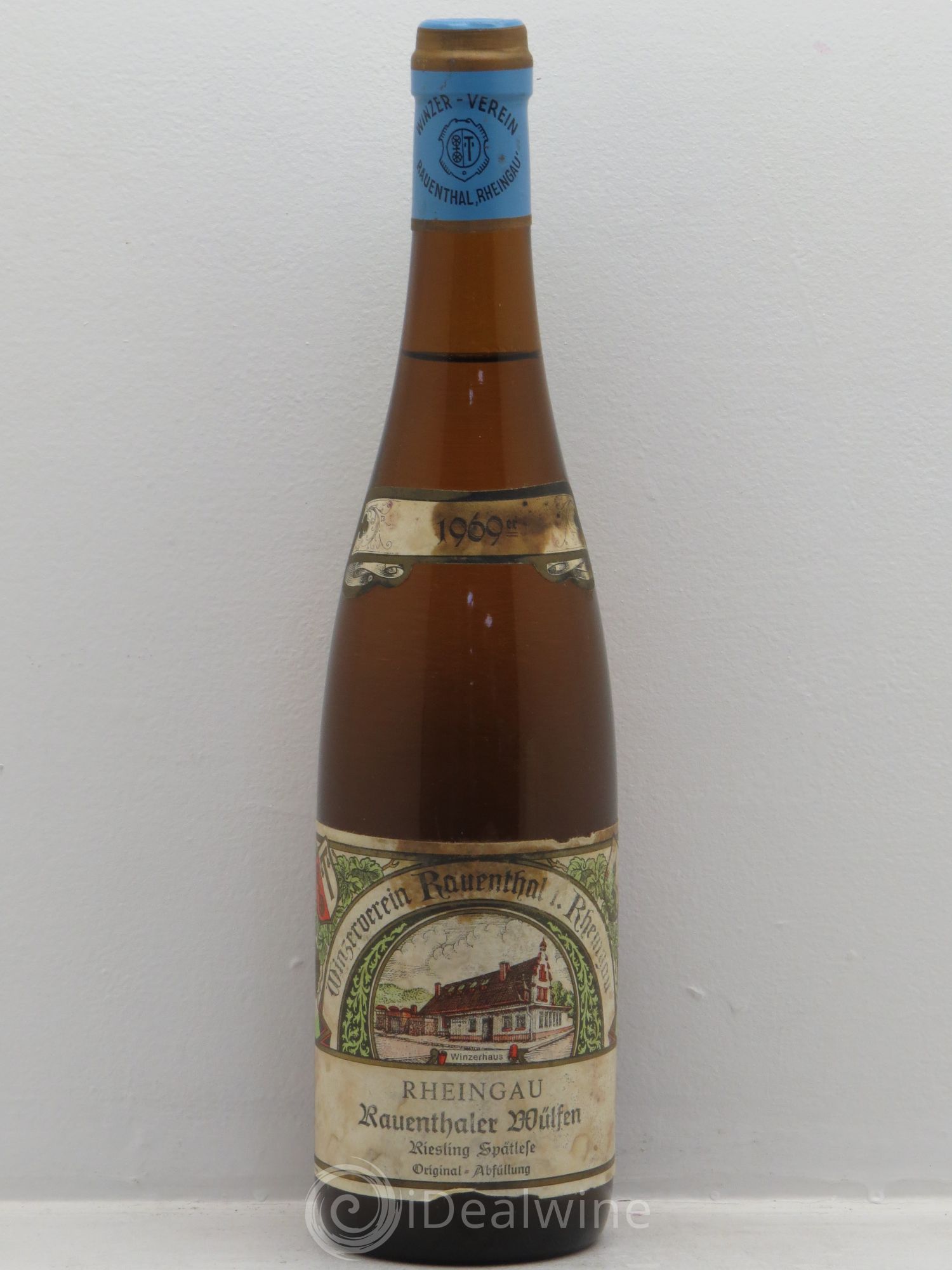Riesling Rheingau Rauenthaler Wülfen Riesling Spätlese Winzerverein Rauenthal 1969 - Lot of 1 bottle - 0
