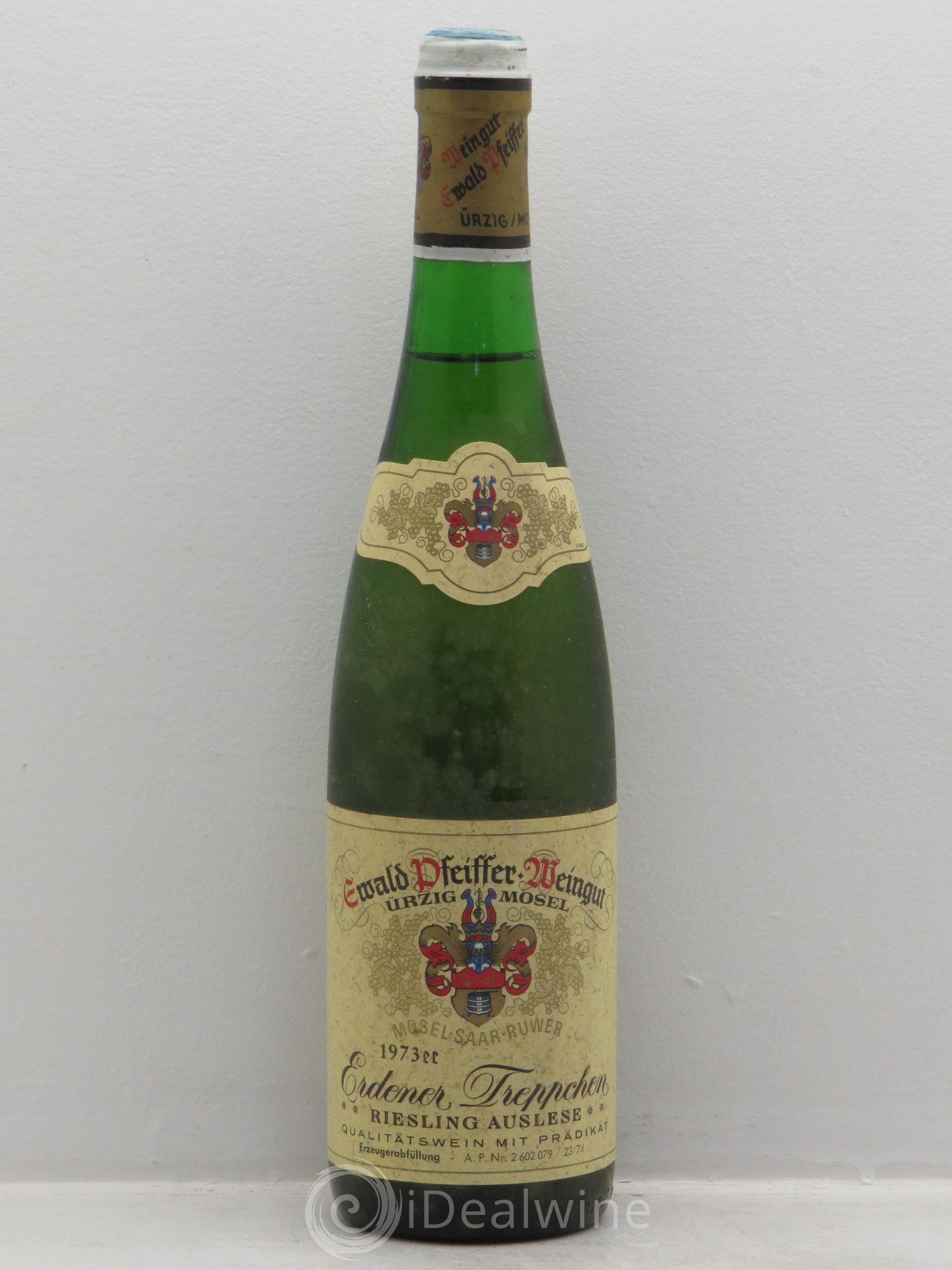 Riesling Mosel Erdener Treppchen Riesling Auslese Pfeiffer 1973 - Lotto di 1 bottiglia - 0