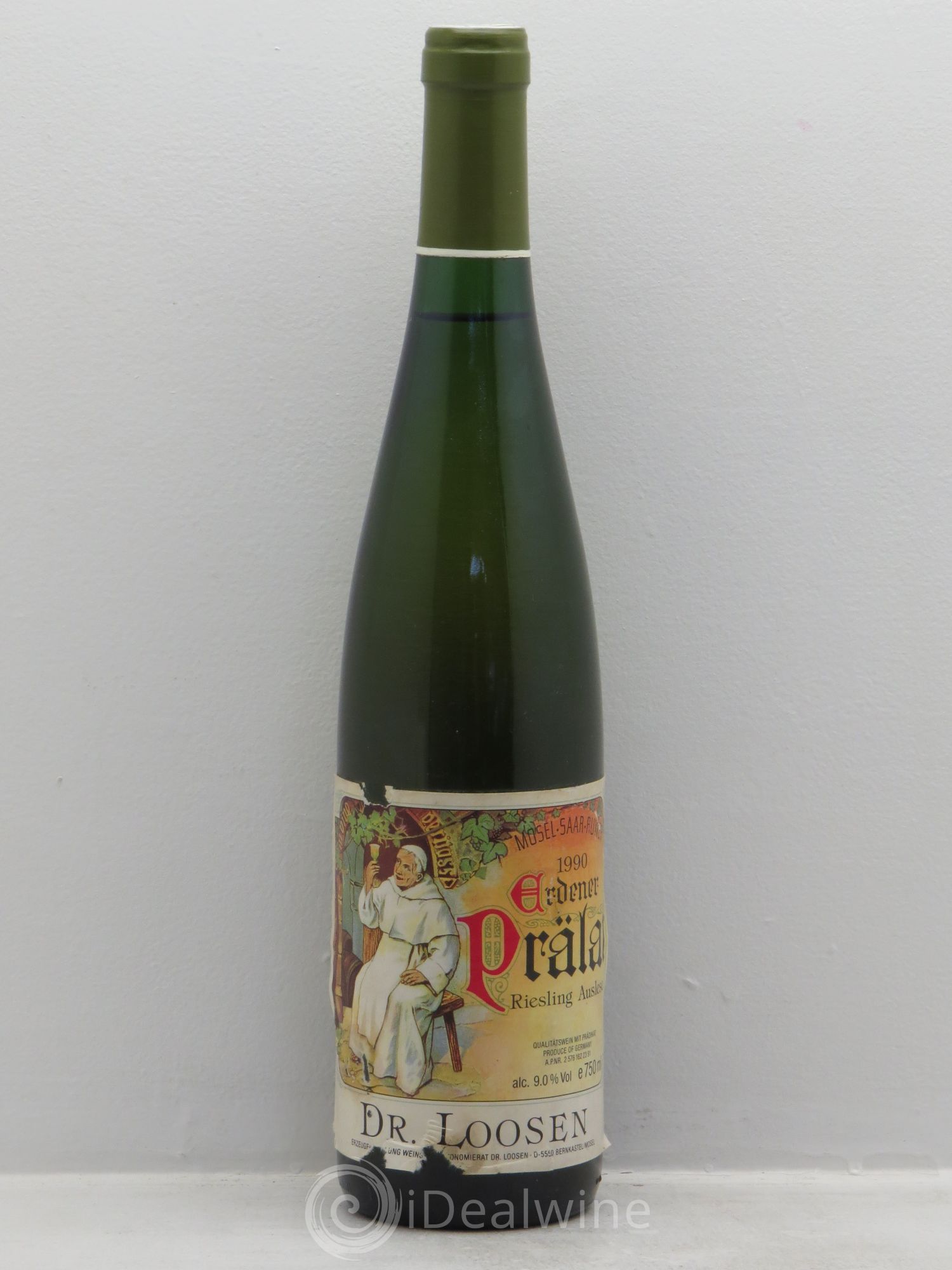 Riesling Mosel Erdener Prälat Riesling Auslese Dr. Loosen 1990 - Lotto di 1 bottiglia - 0