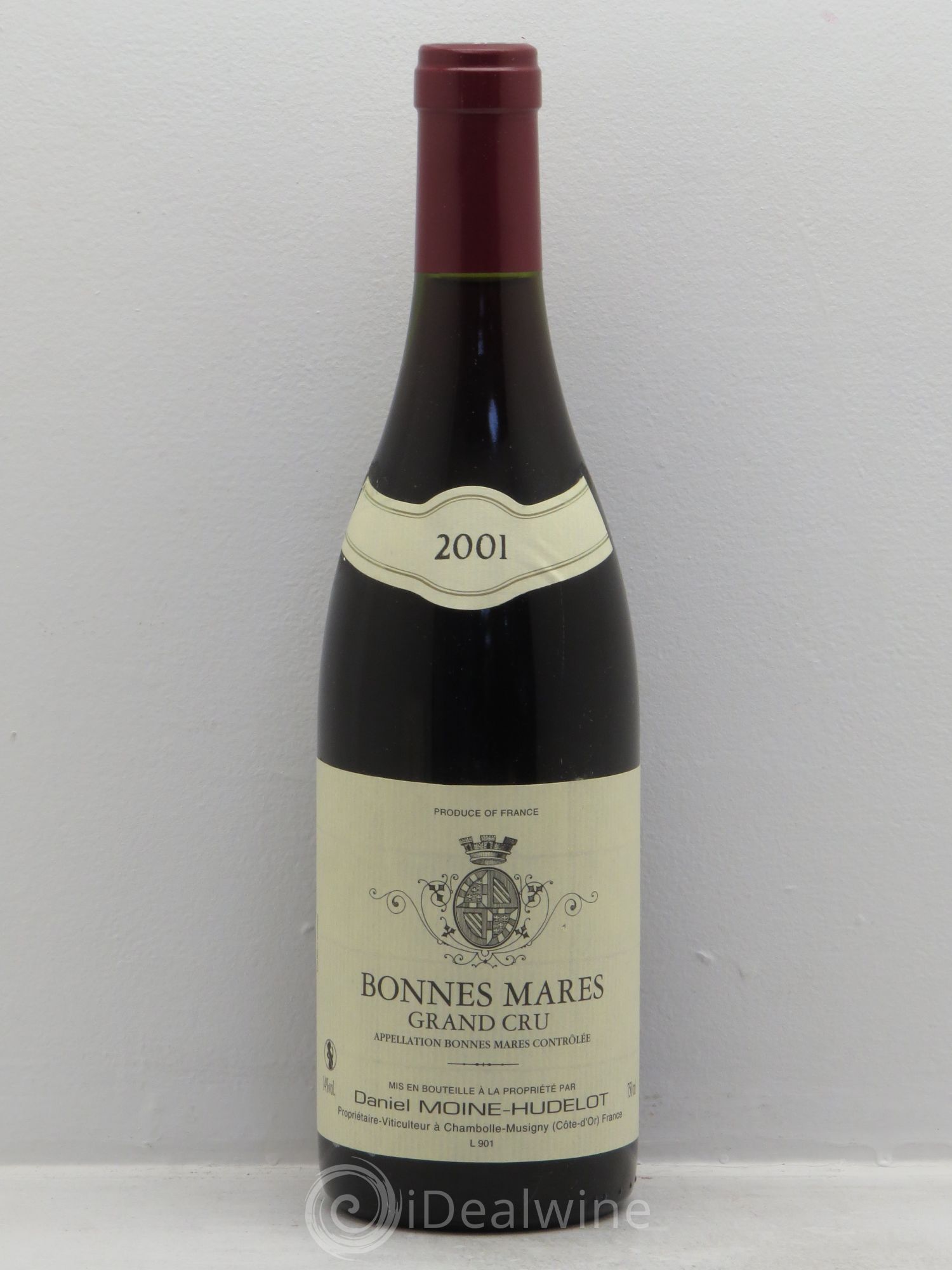 Bonnes-Mares Grand Cru Moine-Hudelot (Domaine) (sans prix de réserve) 2001 - Lot de 1 bouteille - 0