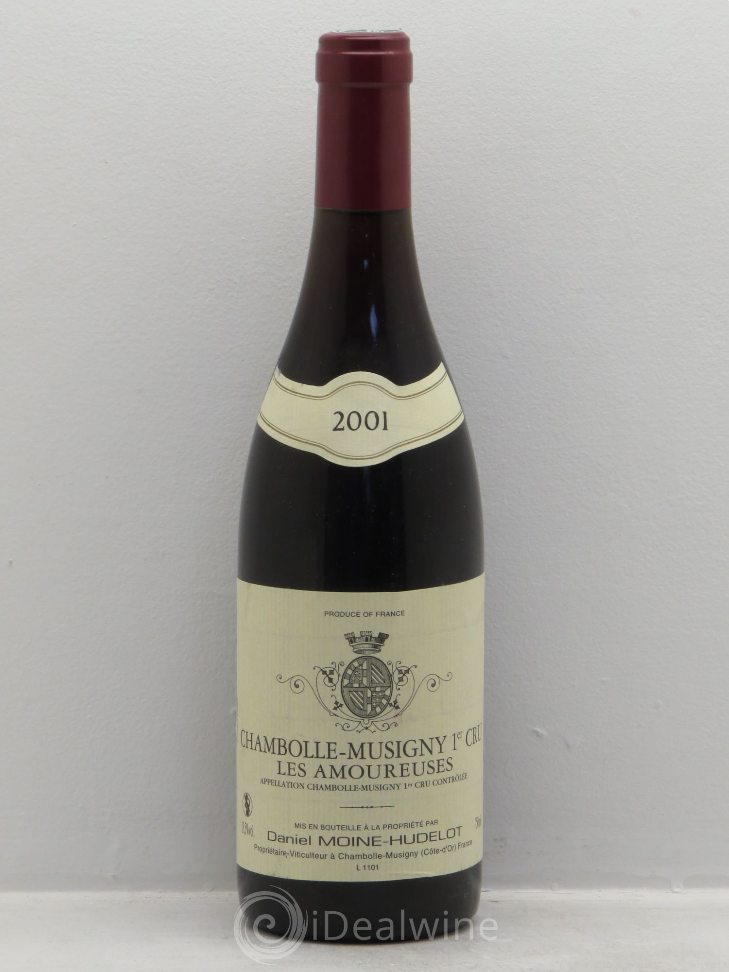 Chambolle-Musigny 1er Cru Les Amoureuses Moine-Hudelot (Domaine) 2001 - Lot de 1 bouteille - 0
