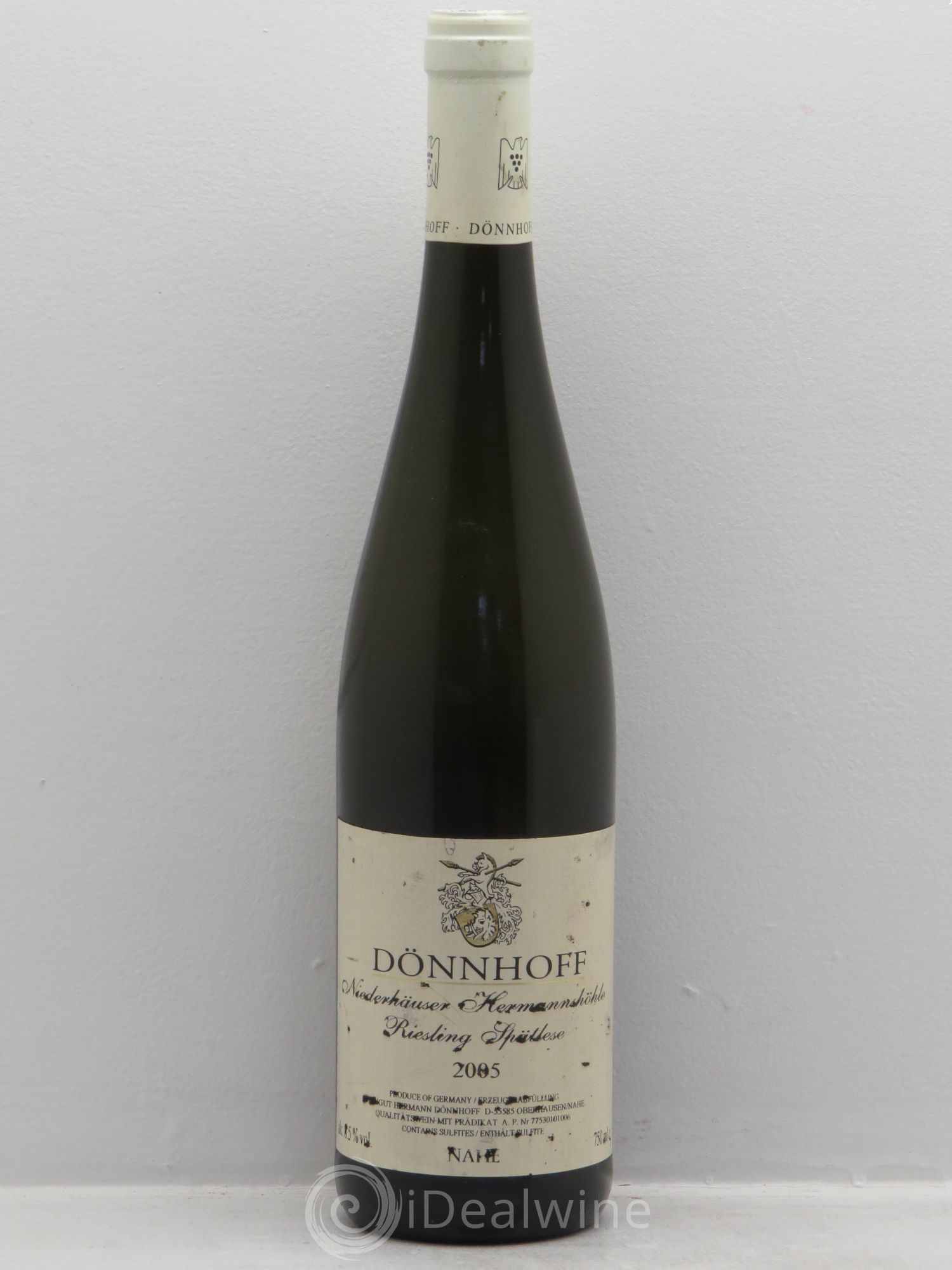 Riesling Niederhäuser Hermannshöhle Riesling Spätlese Dönnhoff 2005 - Lotto di 1 bottiglia - 0